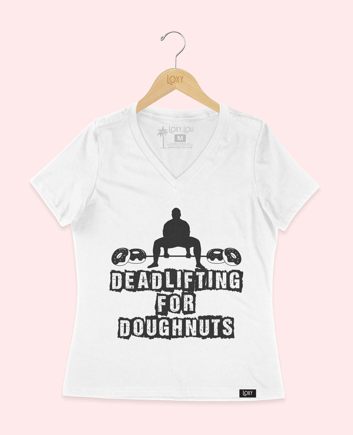 White V-neck 6405 deadliftdonuts1w.webp