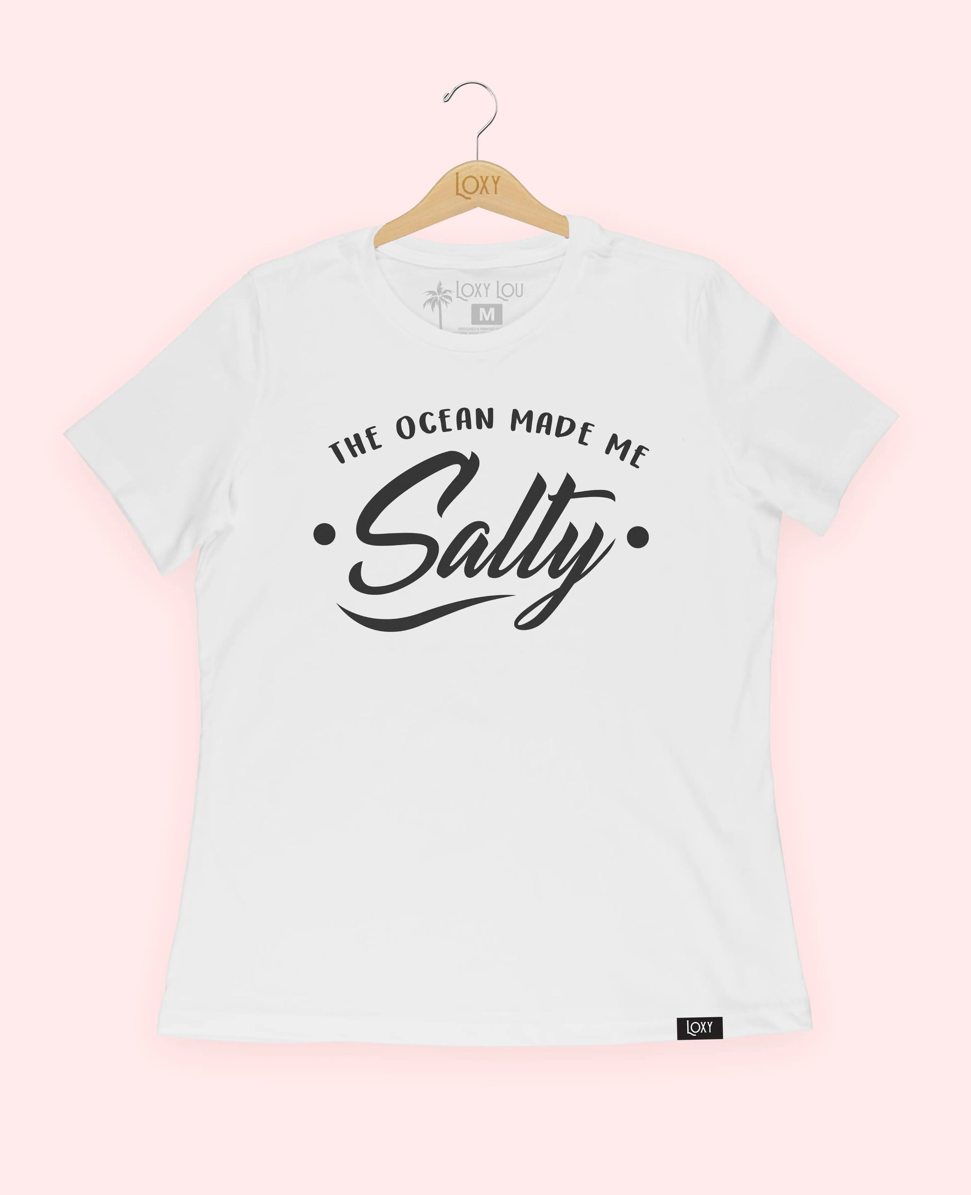 White Tee 6400 The Ocean Made ME Salty - White.webp