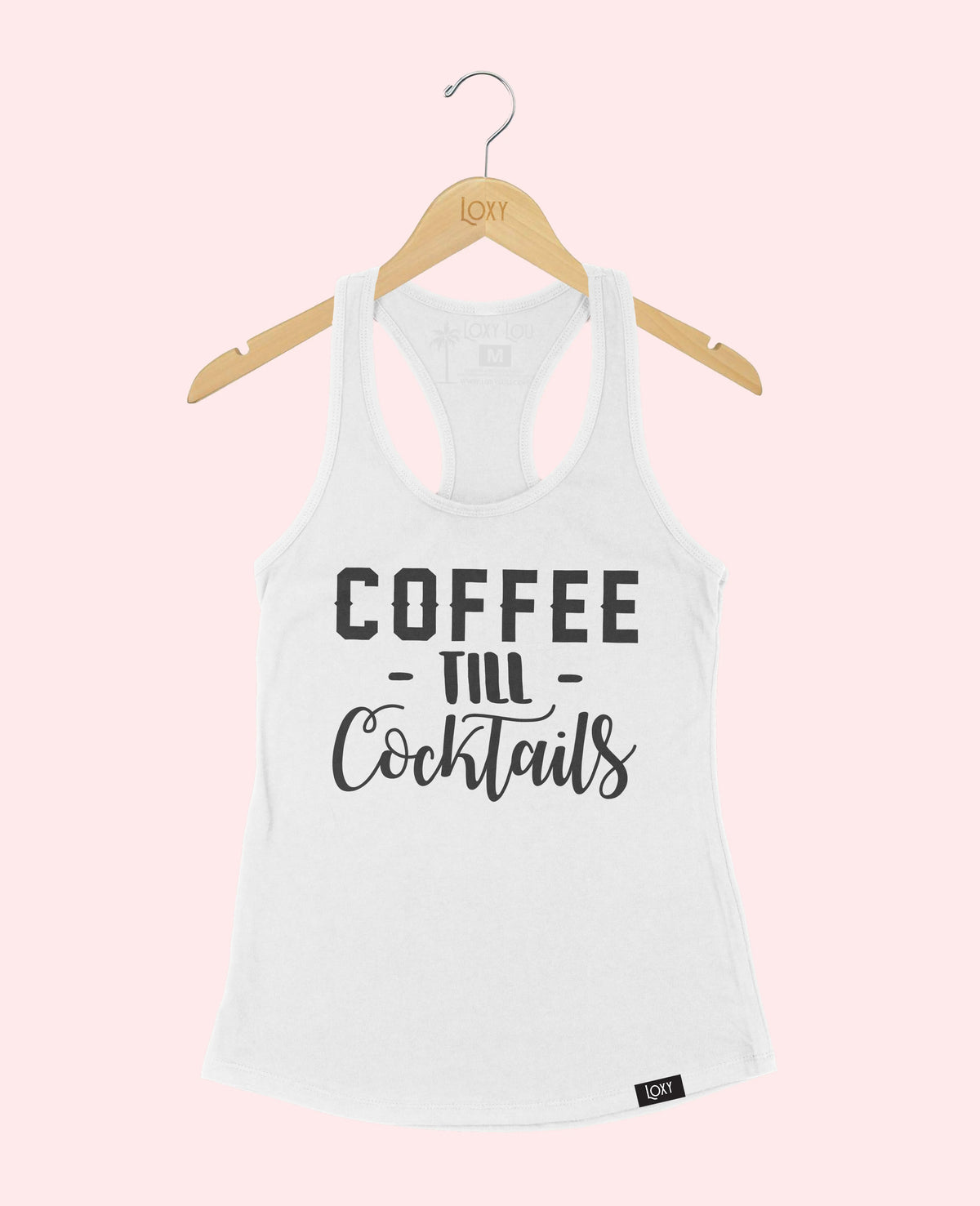 White Tank Top 1533 Coffee til Cocktails - white.webp