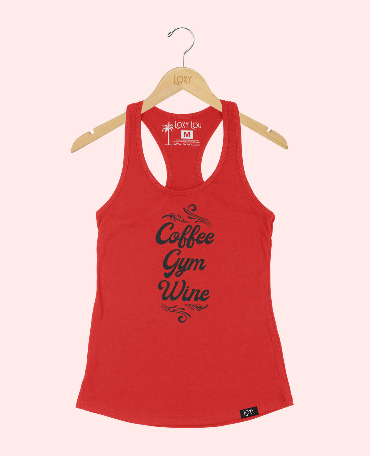 Red Tank Top 1533 coffeegymwine-2.jpg