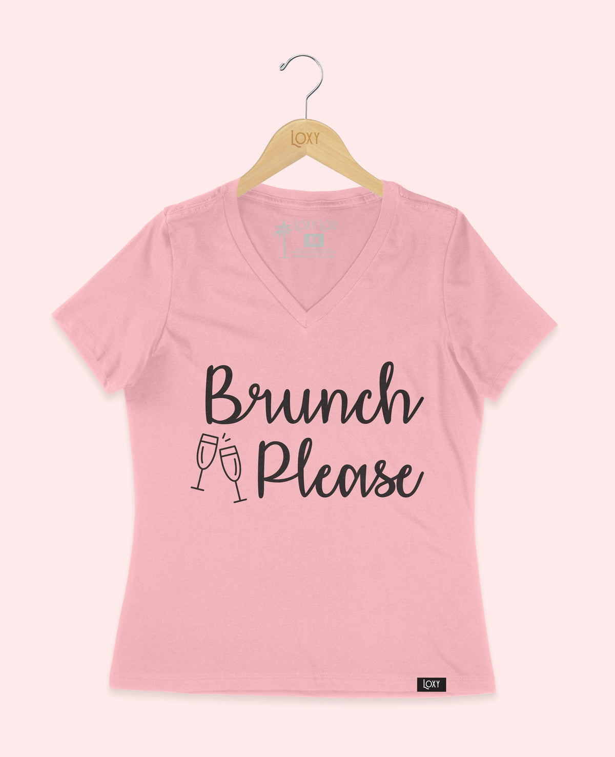 Pink V-neck 6405 brunchplease-2.webp