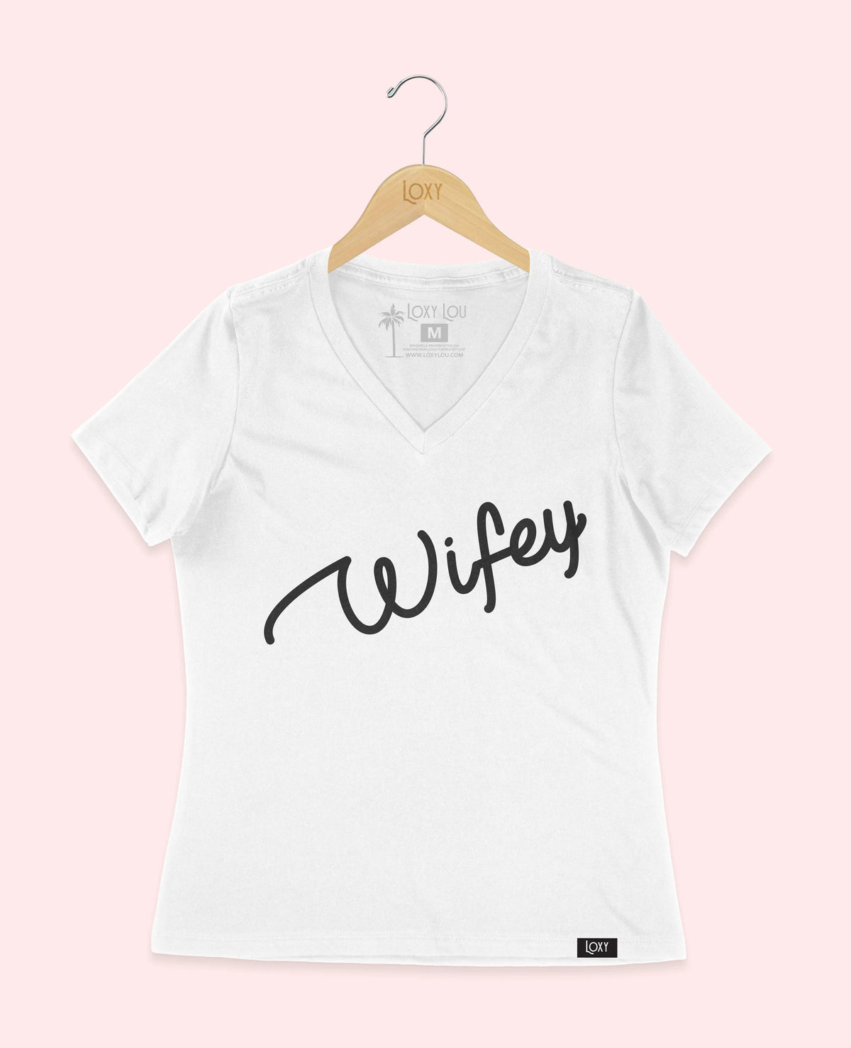 White V-neck 6405 wifey.webp