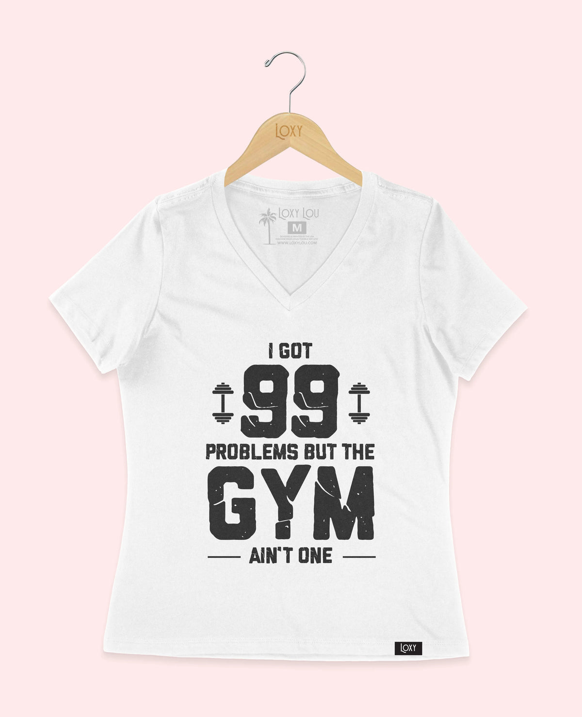 White V-neck 6405 99problems-2.webp