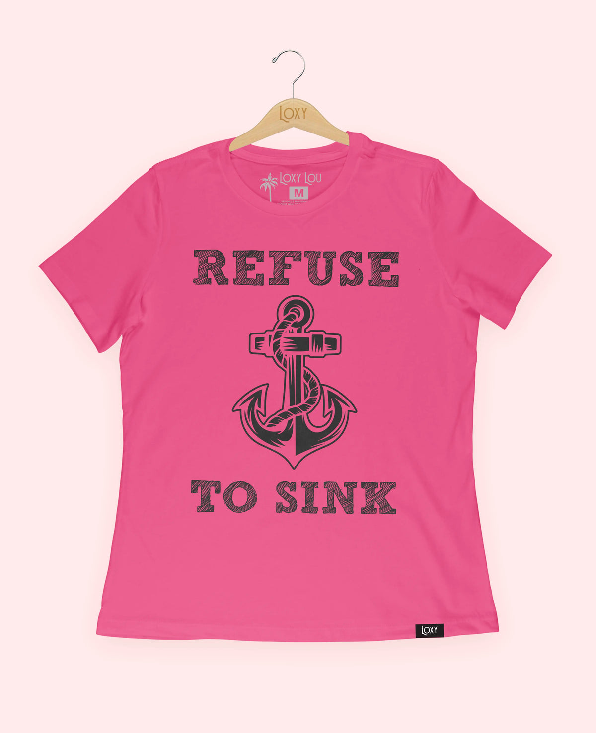 Berry Tee 6400 Refuse to Sink Black.webp