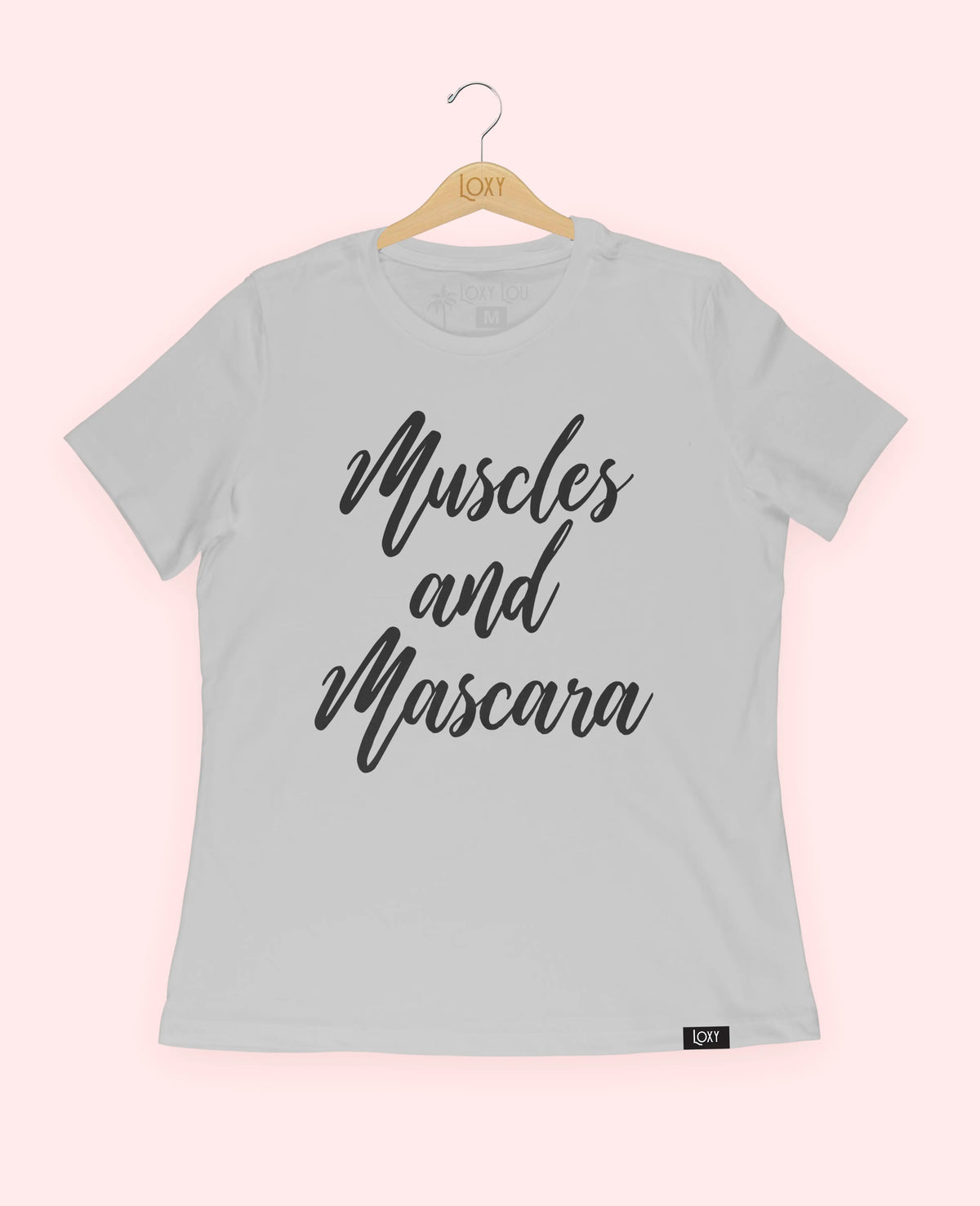 Silver Tee 6400 Muscles and Mascara - White.webp