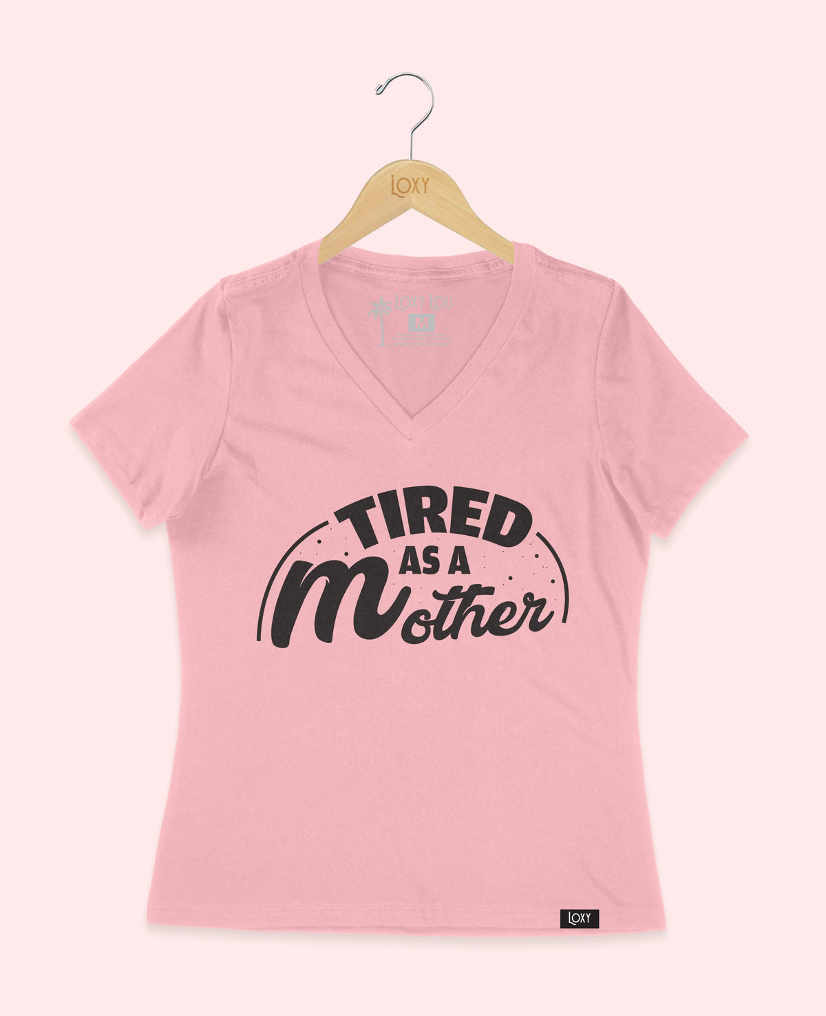 Pink V-neck 6405 tiredasamother1w.webp