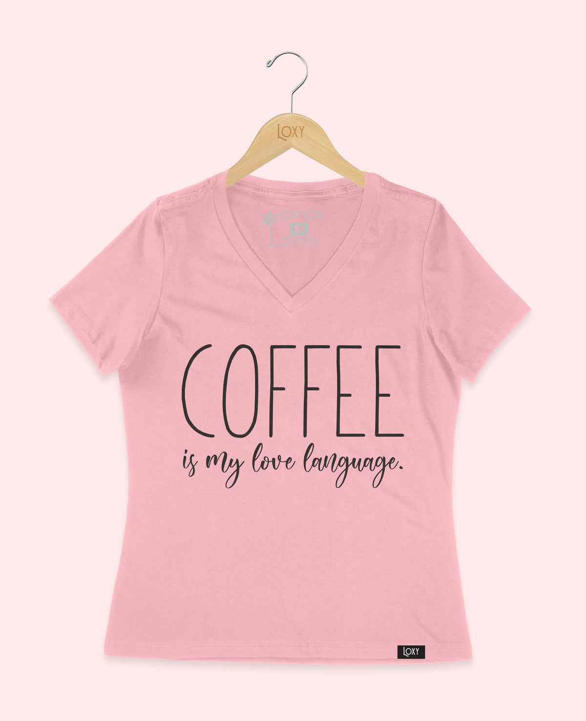 Pink V-neck 6405 lovelanguage1w.webp