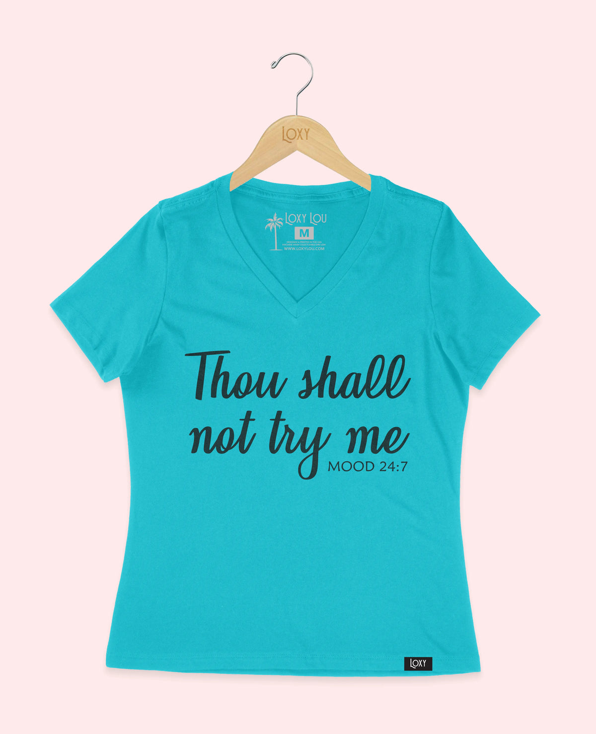 Turquiose V-neck 6405 thoushallnot1w.webp