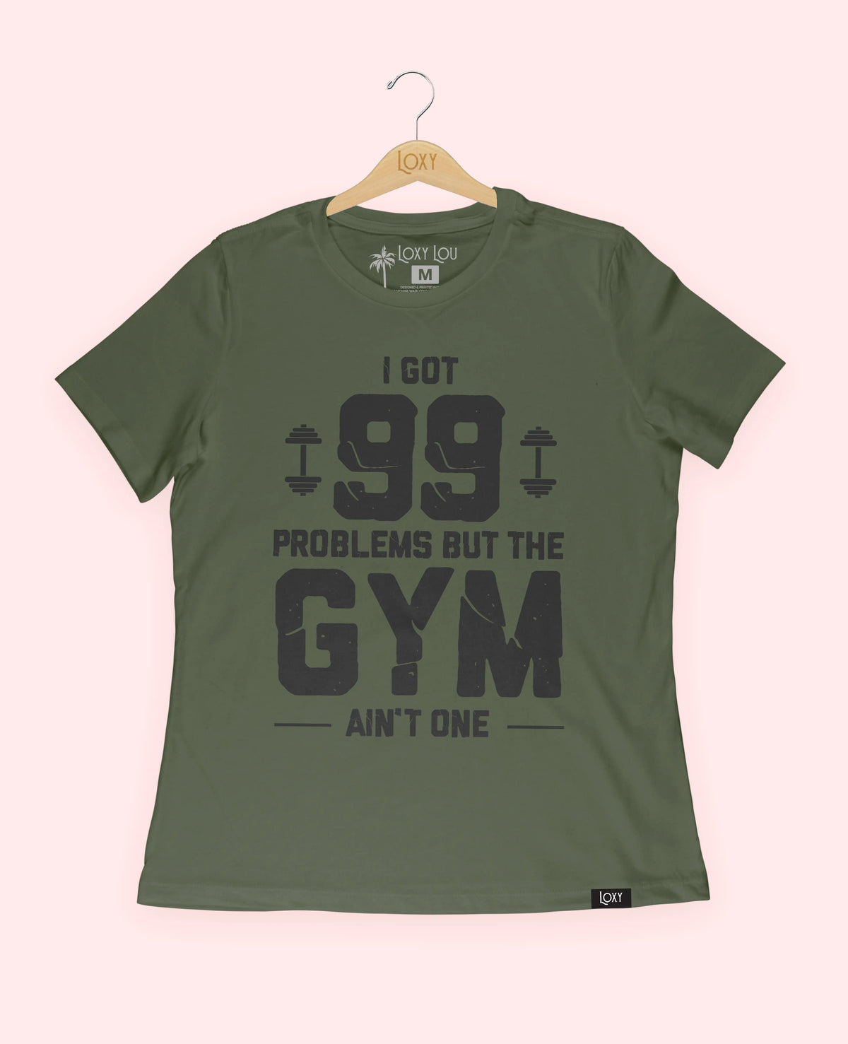 Military Green Tee 6400 99problems-2.webp