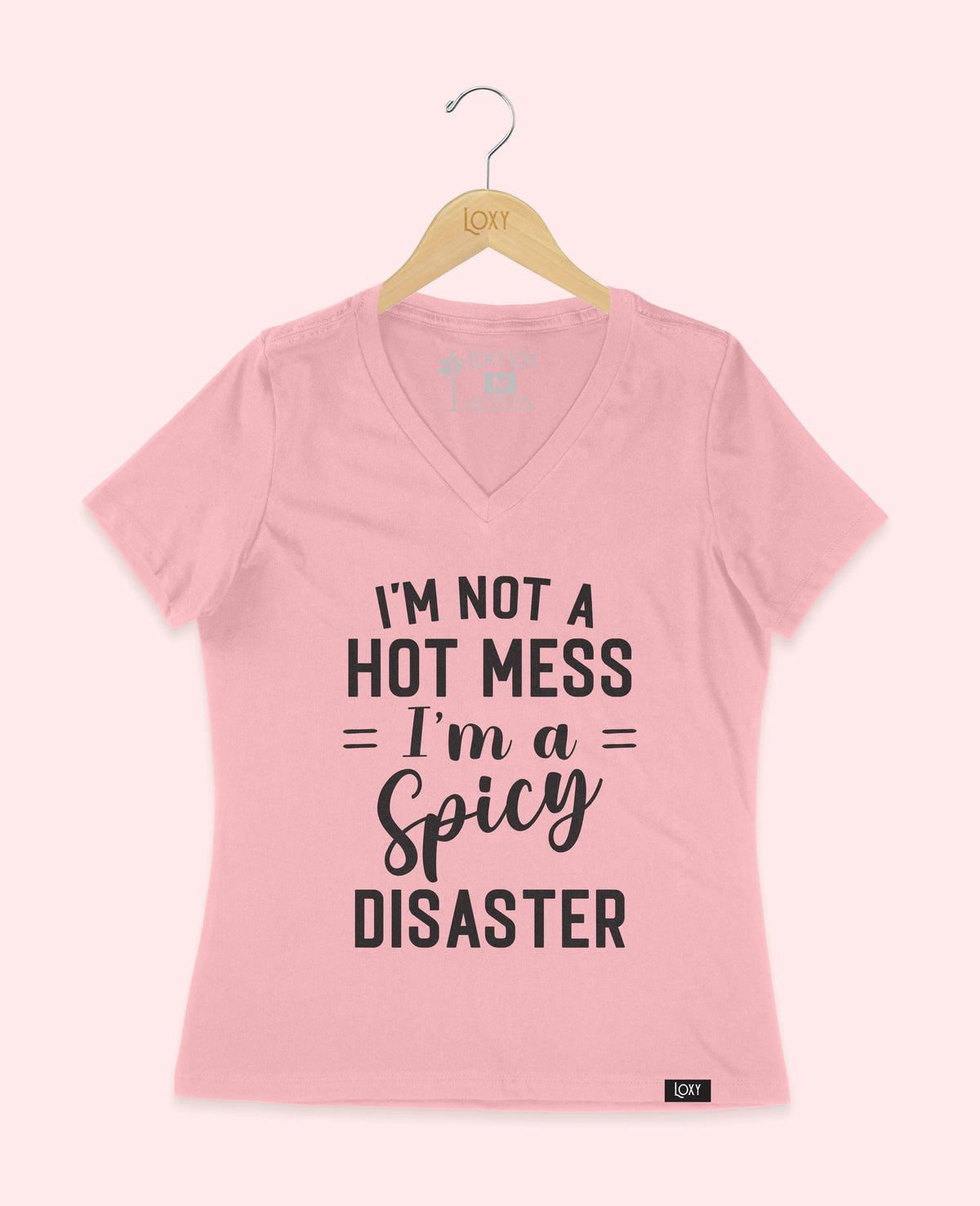 Pink V-neck 6405 spicydisaster1w.webp