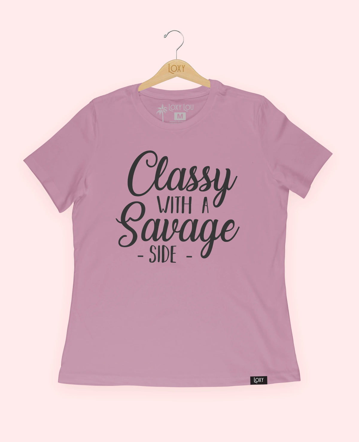 Orchid Tee 6400 Classy as savage.webp