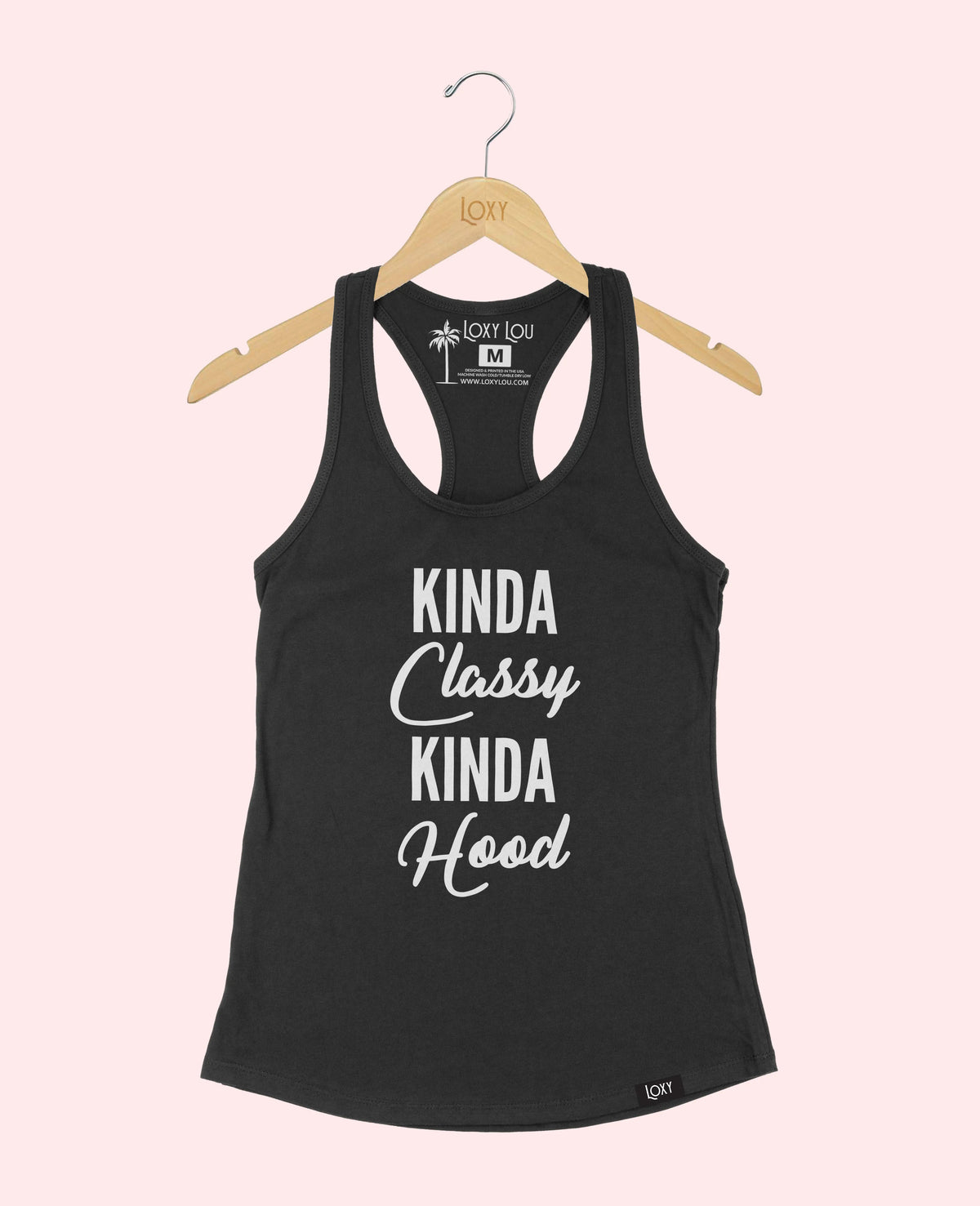 Black Tank Top 1533 kindaclassy1bk.webp