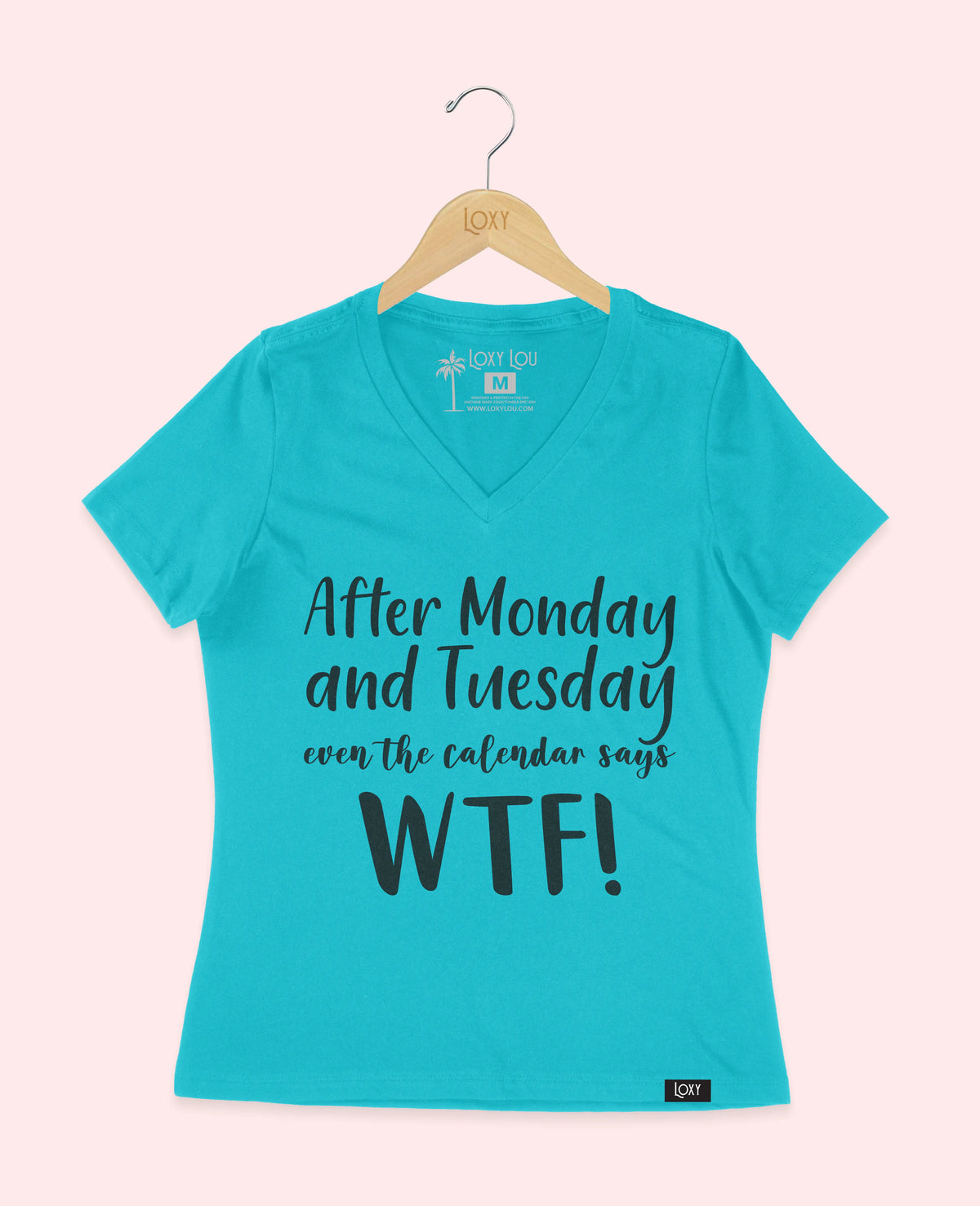 Turquiose V-neck 6405 WTFcalendar-2.webp