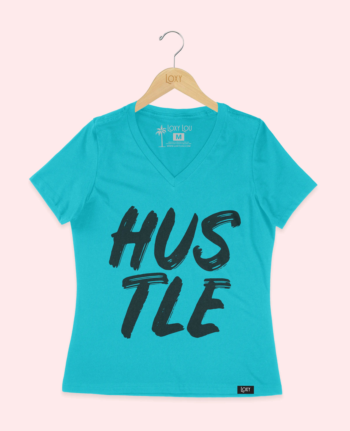 Turquiose V-neck 6405 hustle1w.webp