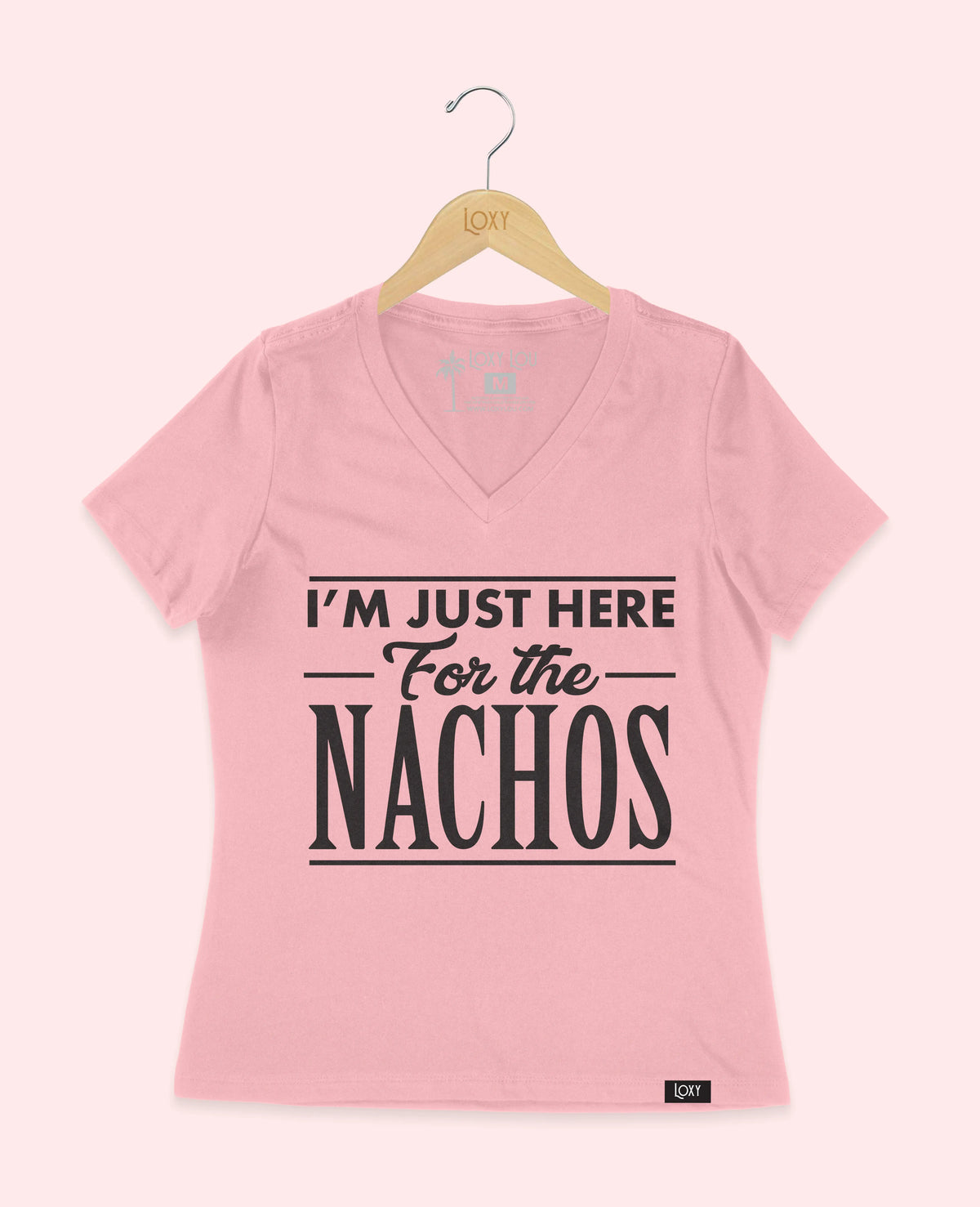 Pink V-neck 6405 justherefornachos1w.webp