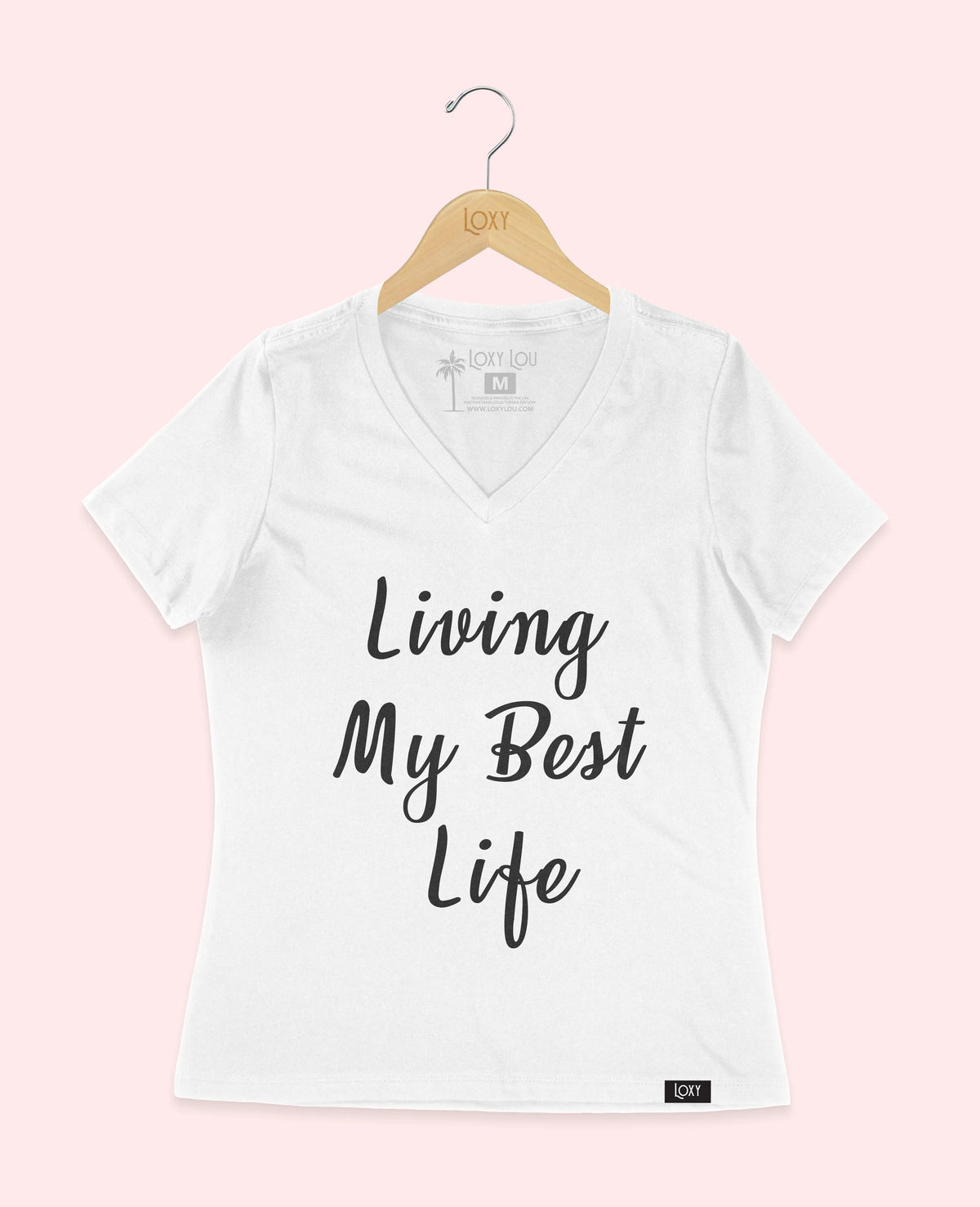 White V-neck 6405 bestlife-2.webp