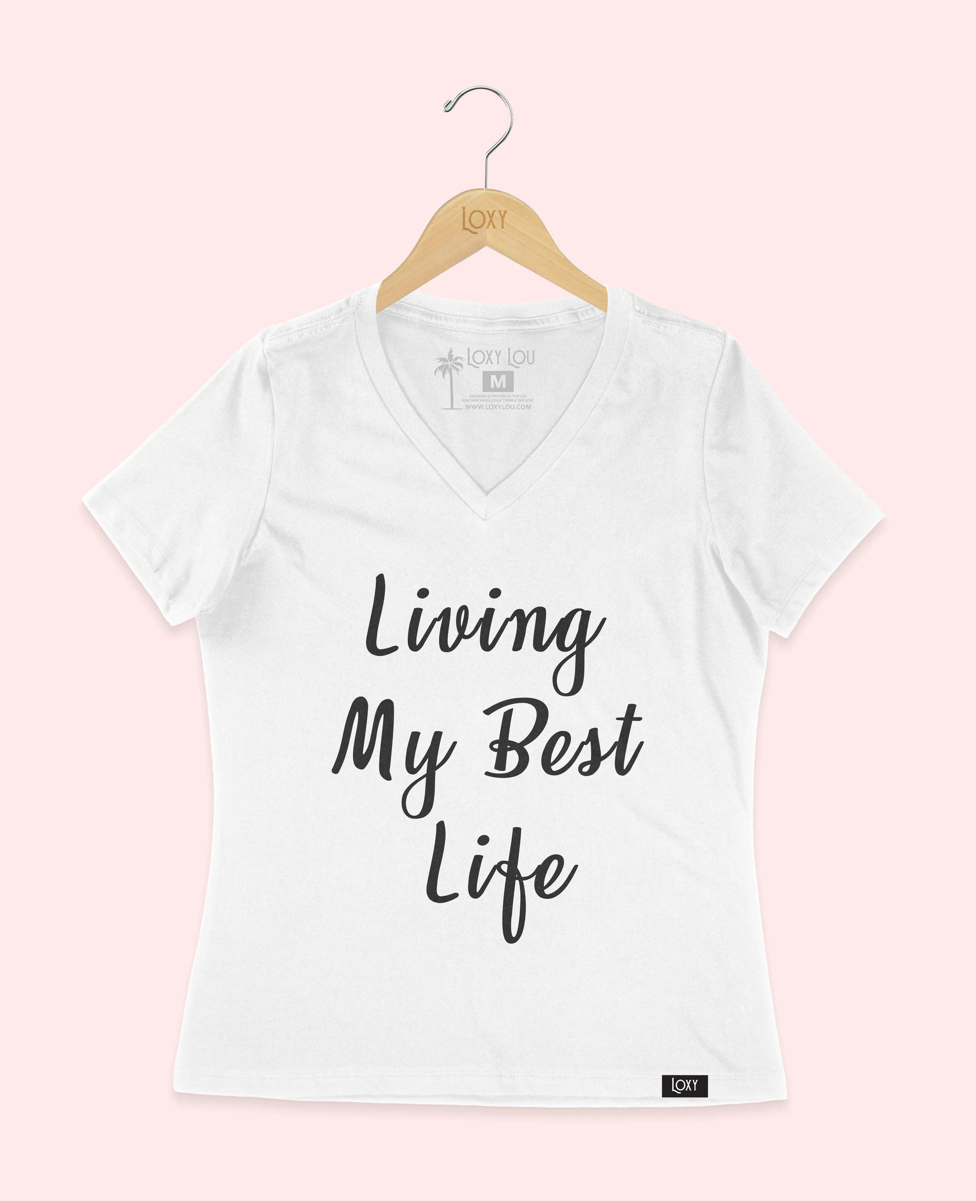 White V-neck 6405 bestlife-2.webp