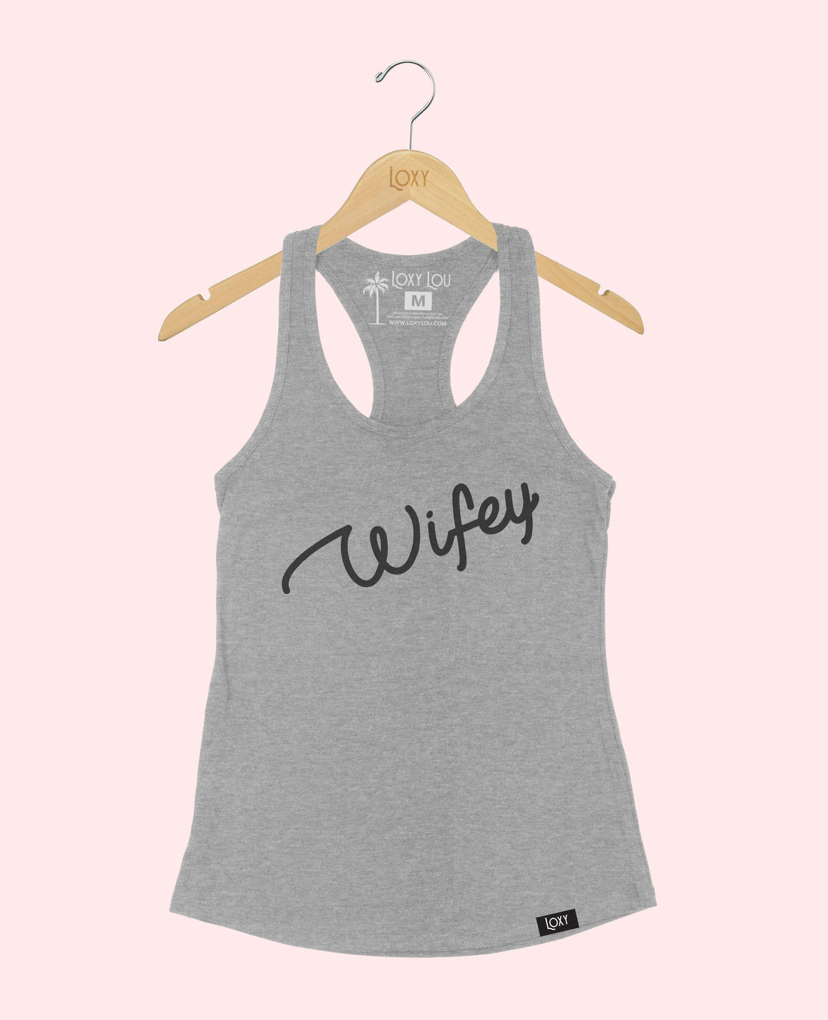 Heather Gray Tank Top 1533 wifey.webp