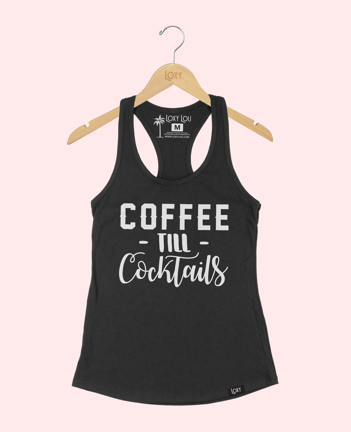 Black Tank Top 1533 Coffee til Cocktails - black.webp