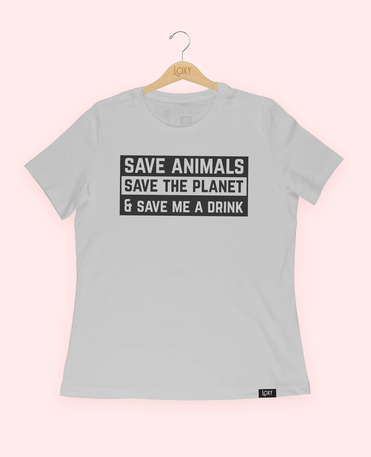 Silver Tee 6400 save animales black.webp