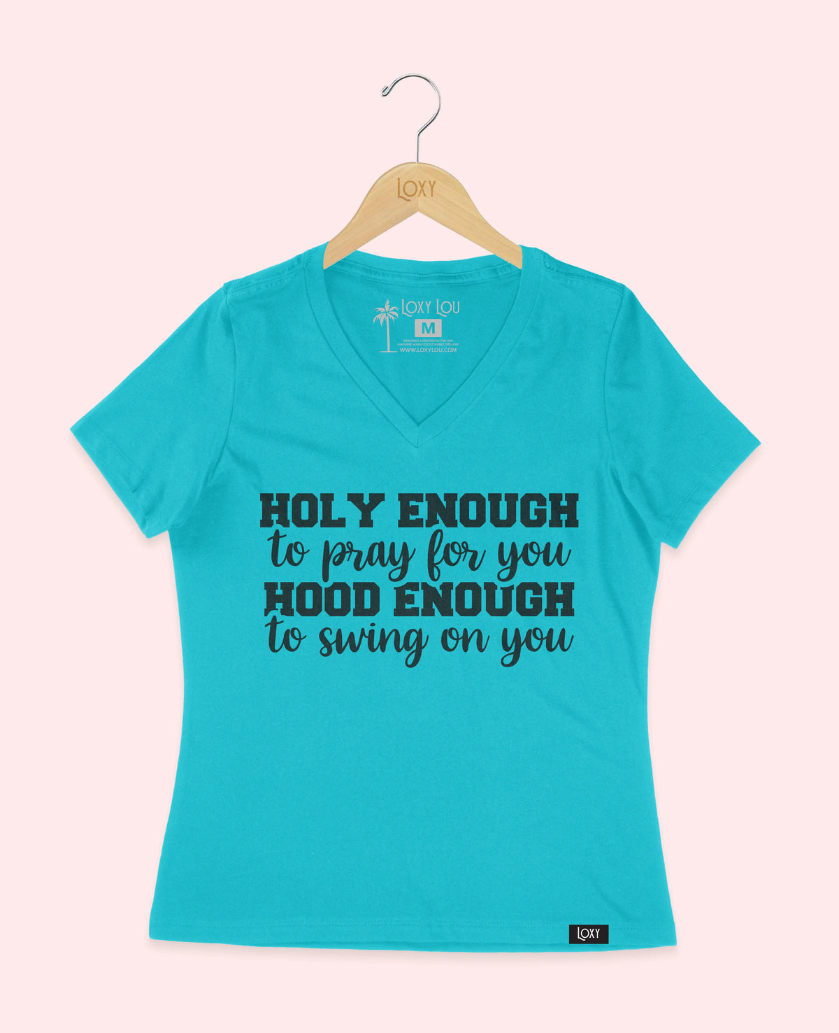 Turquiose V-neck 6405 holyenough-2.webp