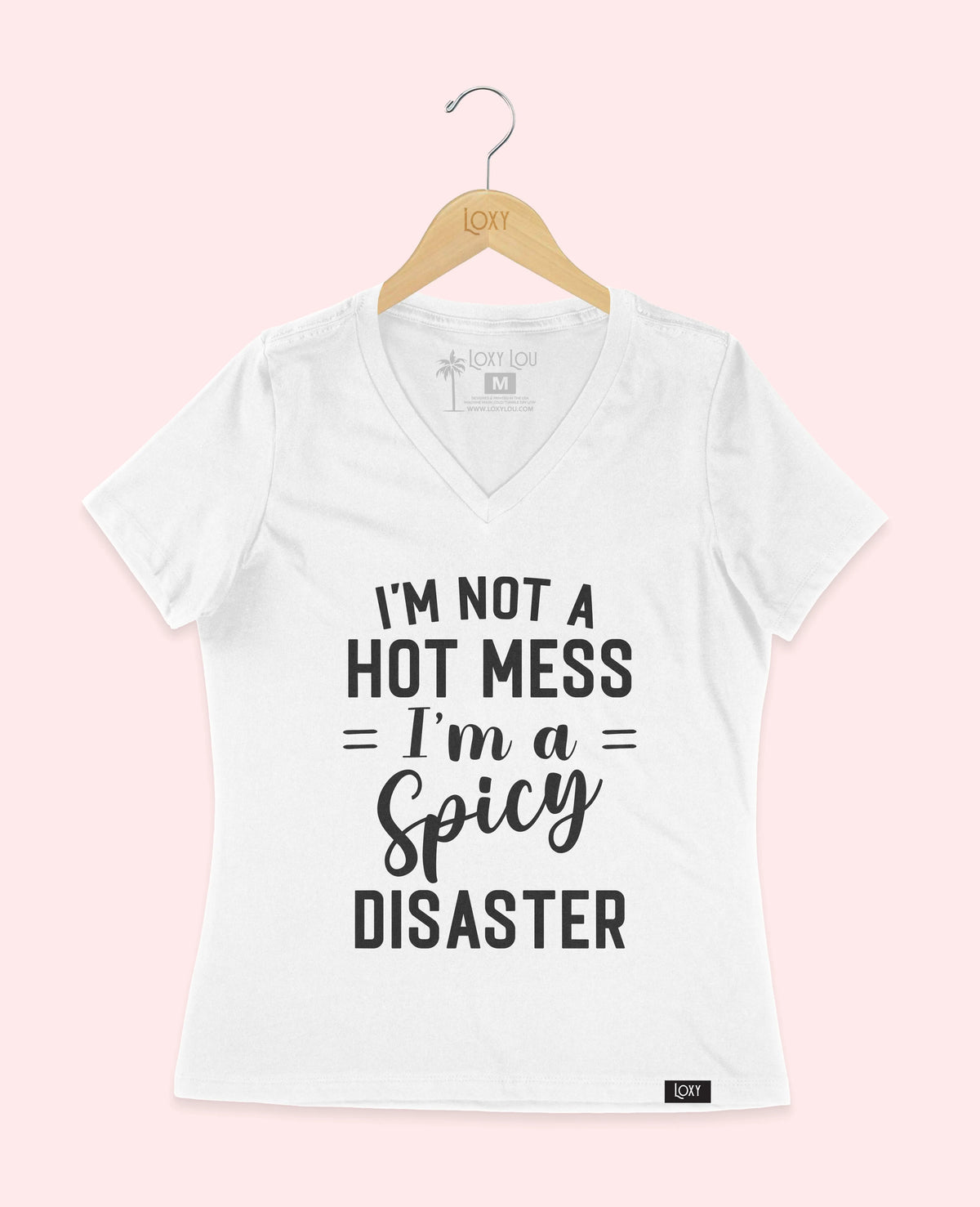 White V-neck 6405 spicydisaster1w.webp