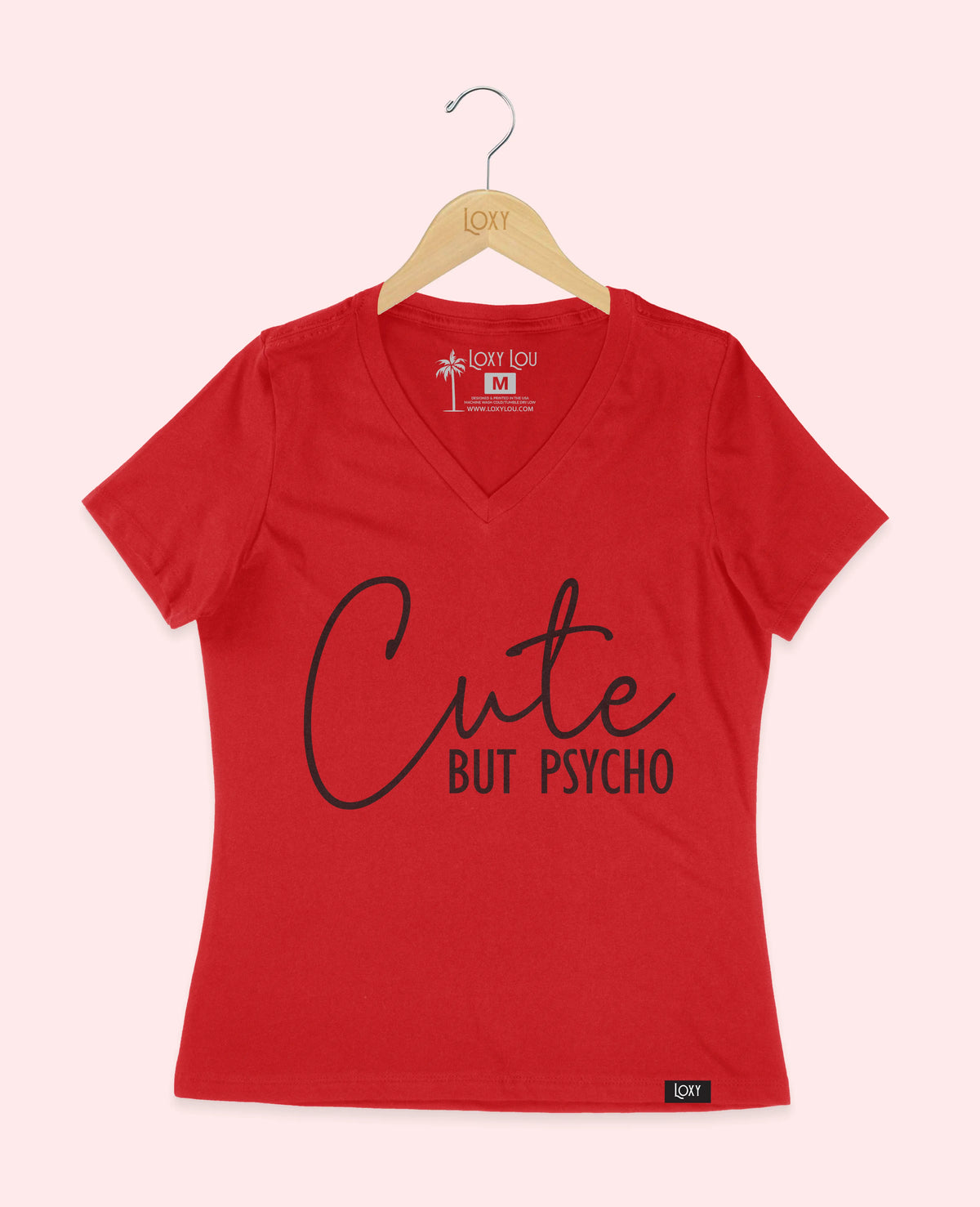 Red V-neck 6405 cutebutpsycho1w.webp