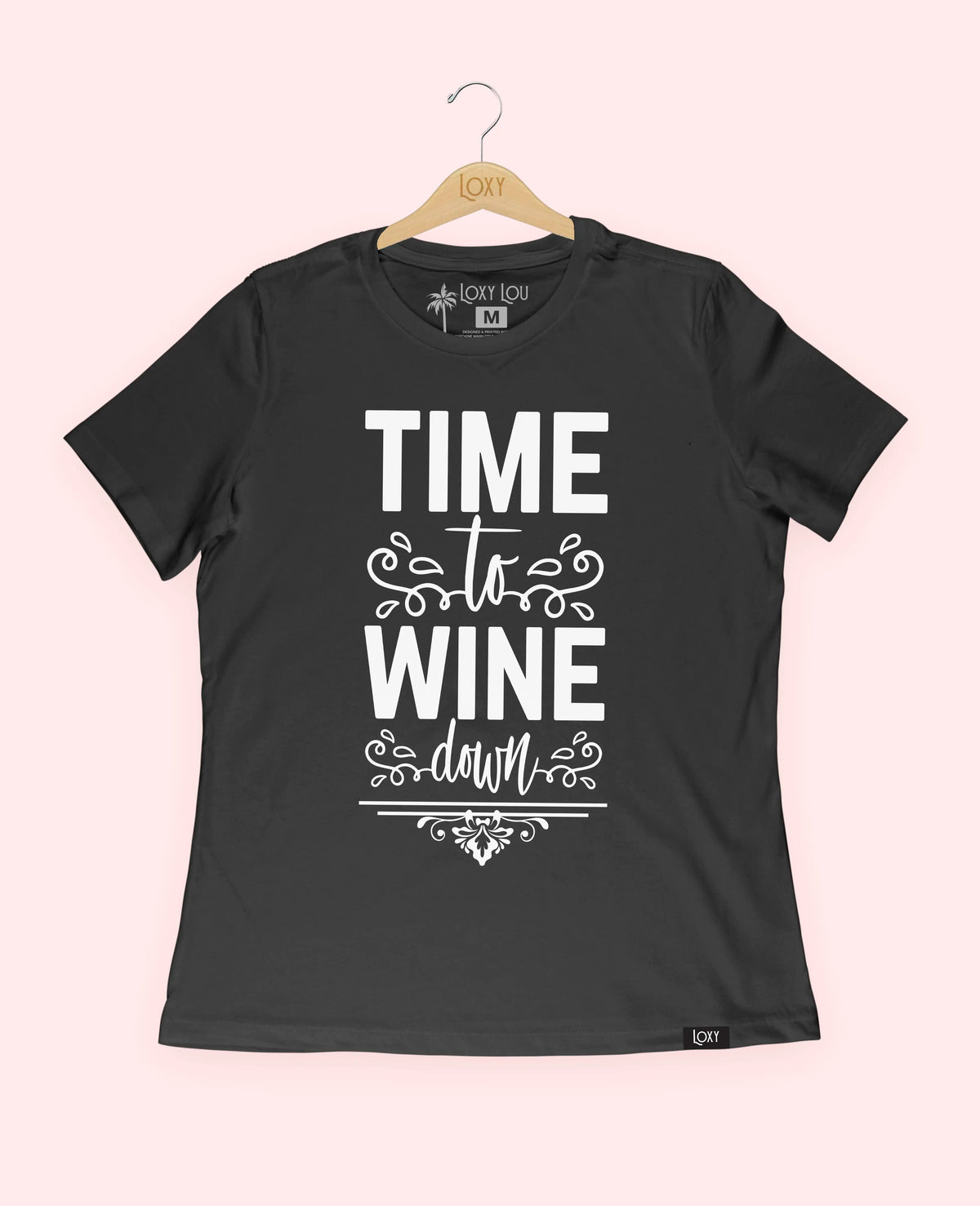 Black Tee 6400 Time to Whine - White.webp