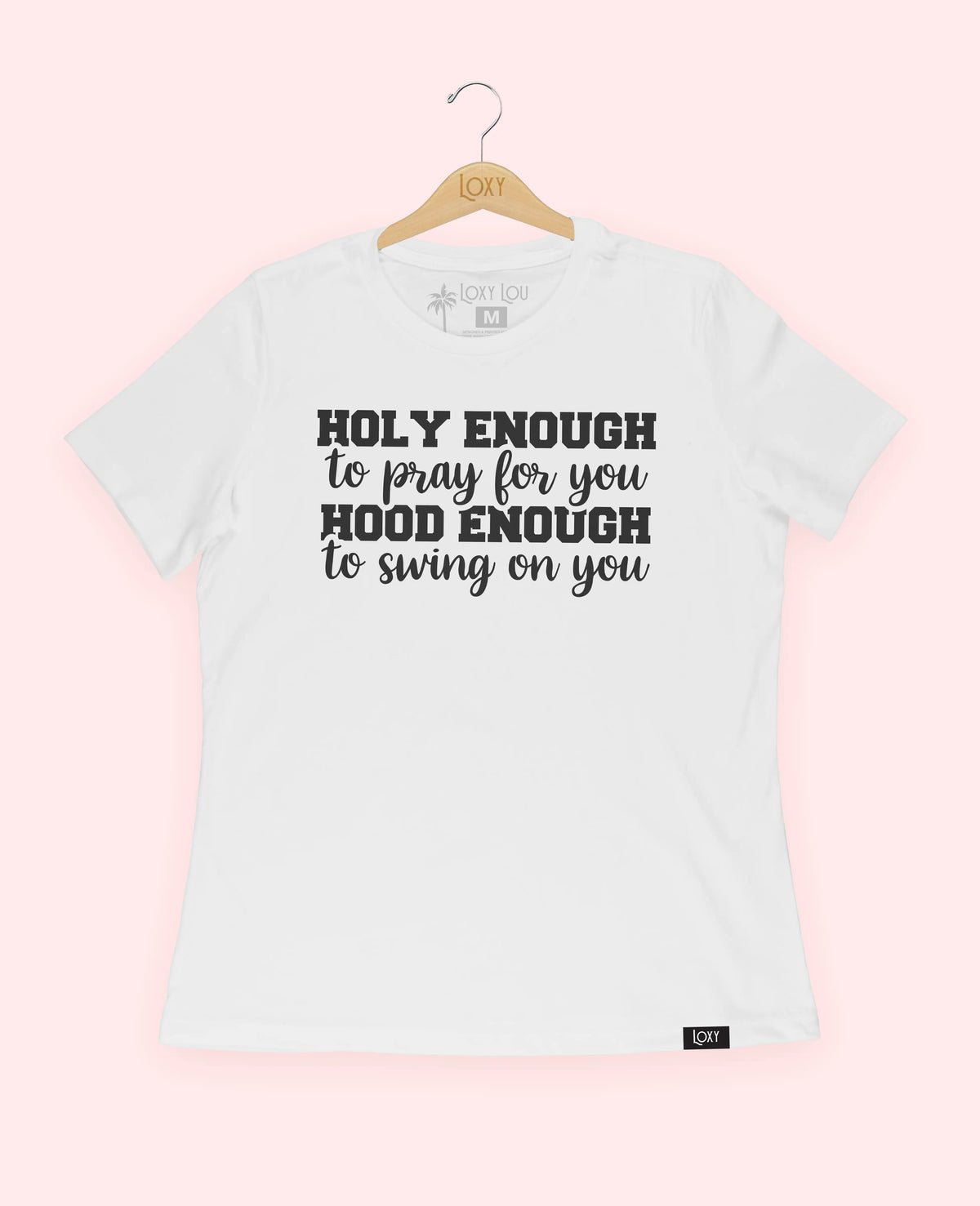 White Tee 6400 holyenough-2.webp