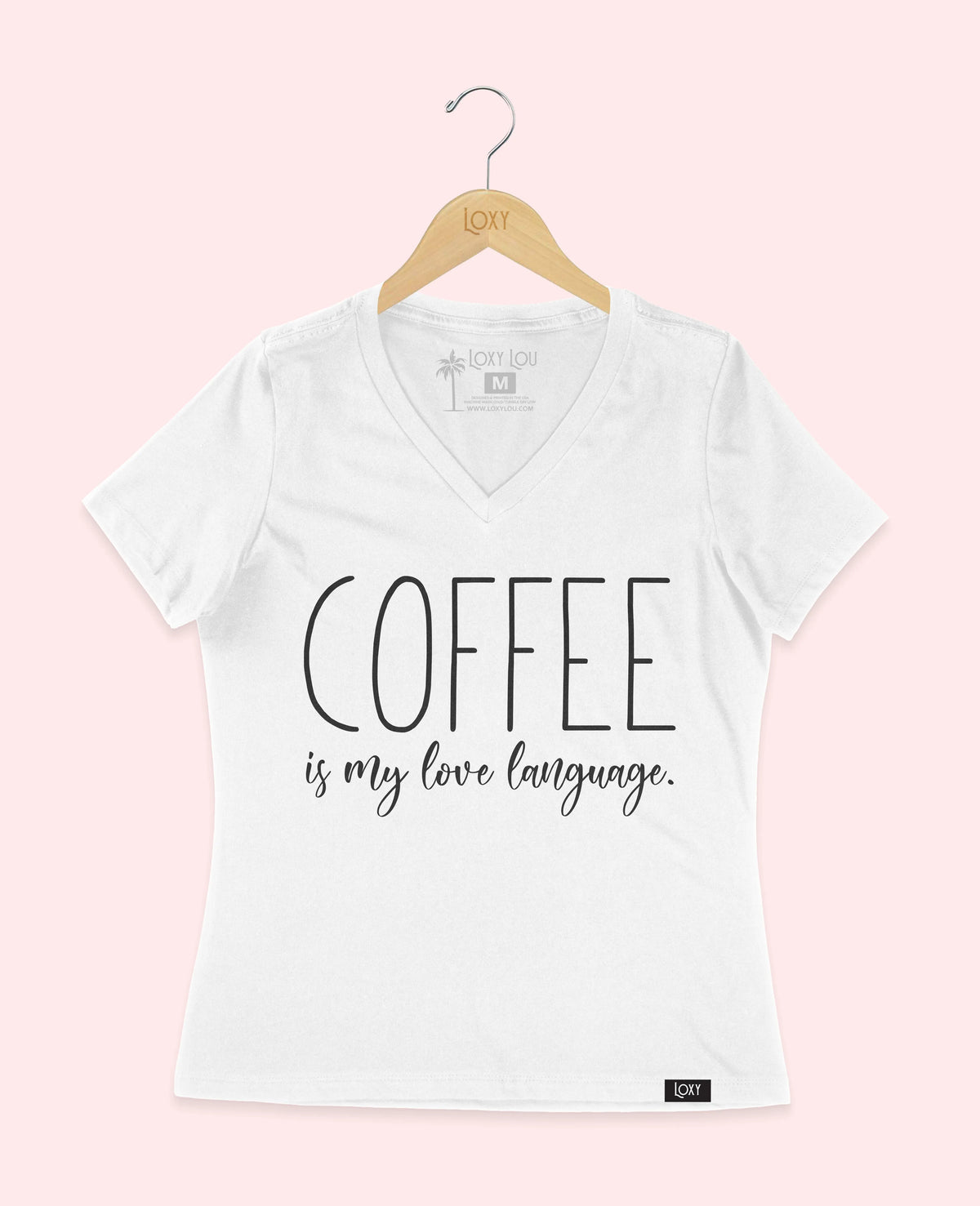 White V-neck 6405 lovelanguage1w.webp