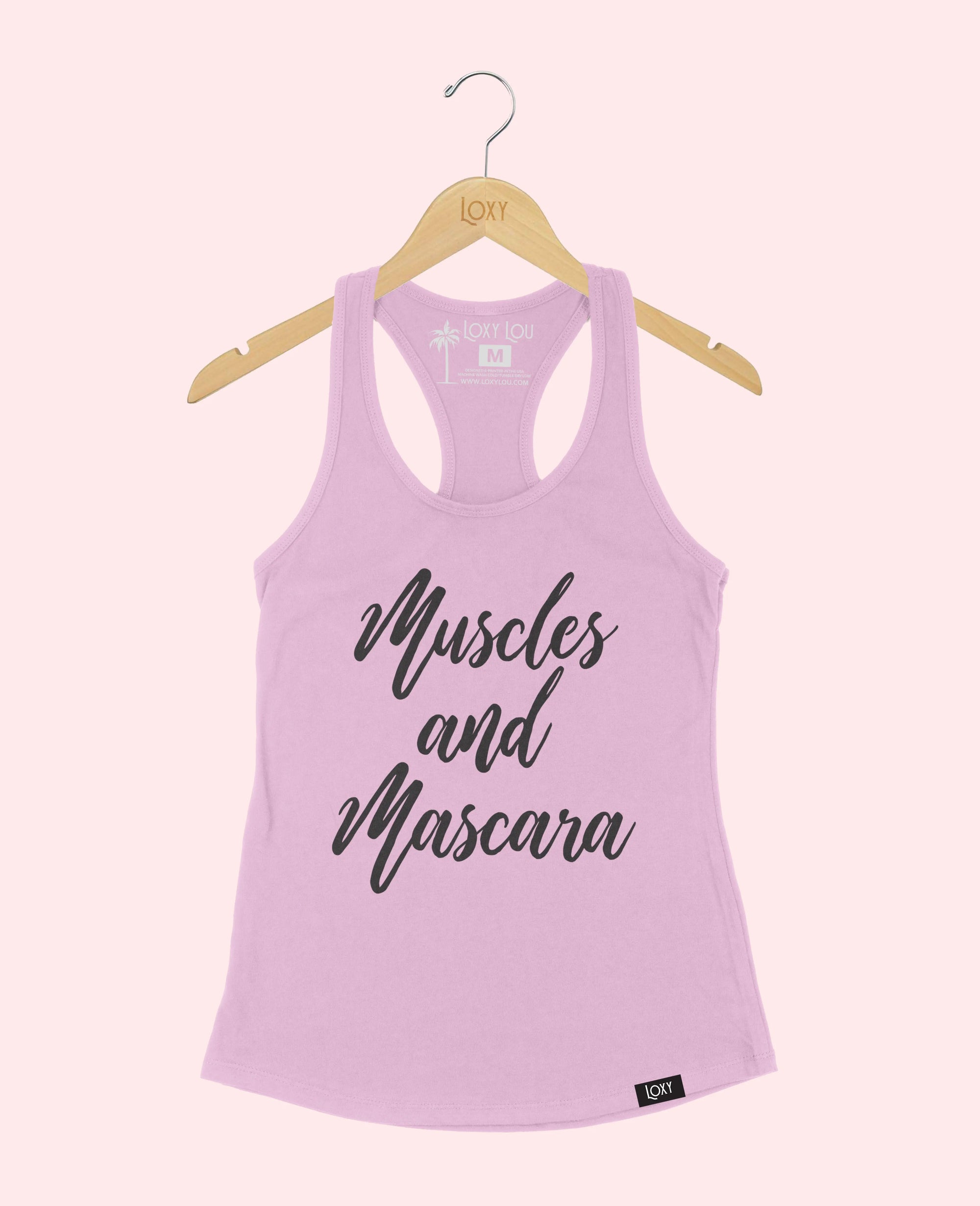 Lavender Tank Top 1533 Muscles and Mascara - White.webp