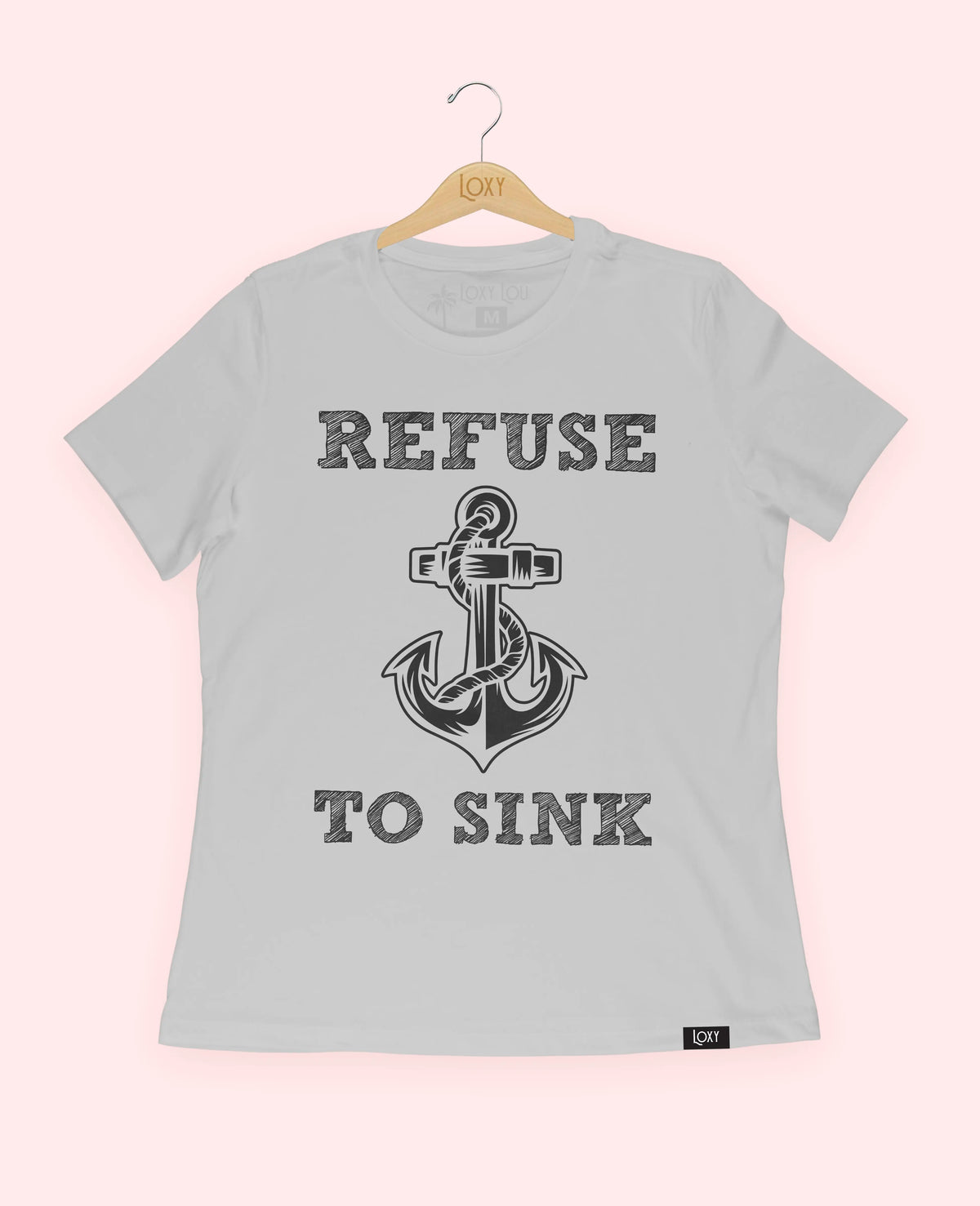 Silver Tee 6400 Refuse to Sink Black.webp