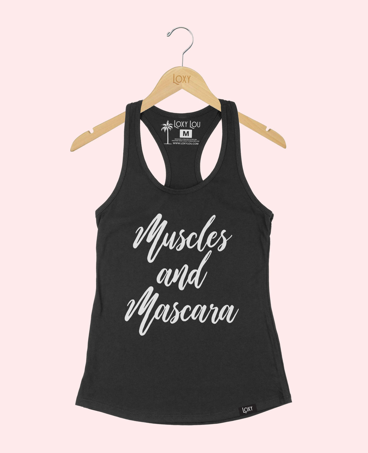 Black Tank Top 1533 Muscles and Mascara - Black.webp