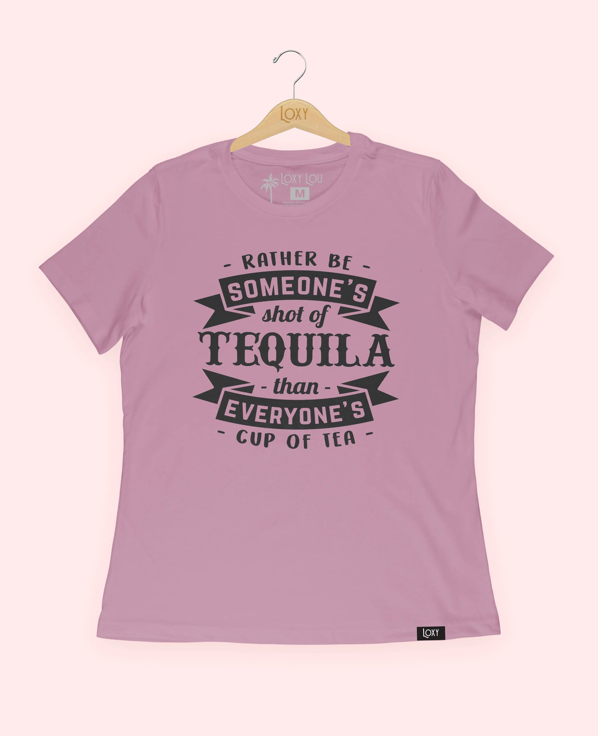 Orchid Tee 6400 Rather be someones shot of tequila blk.webp