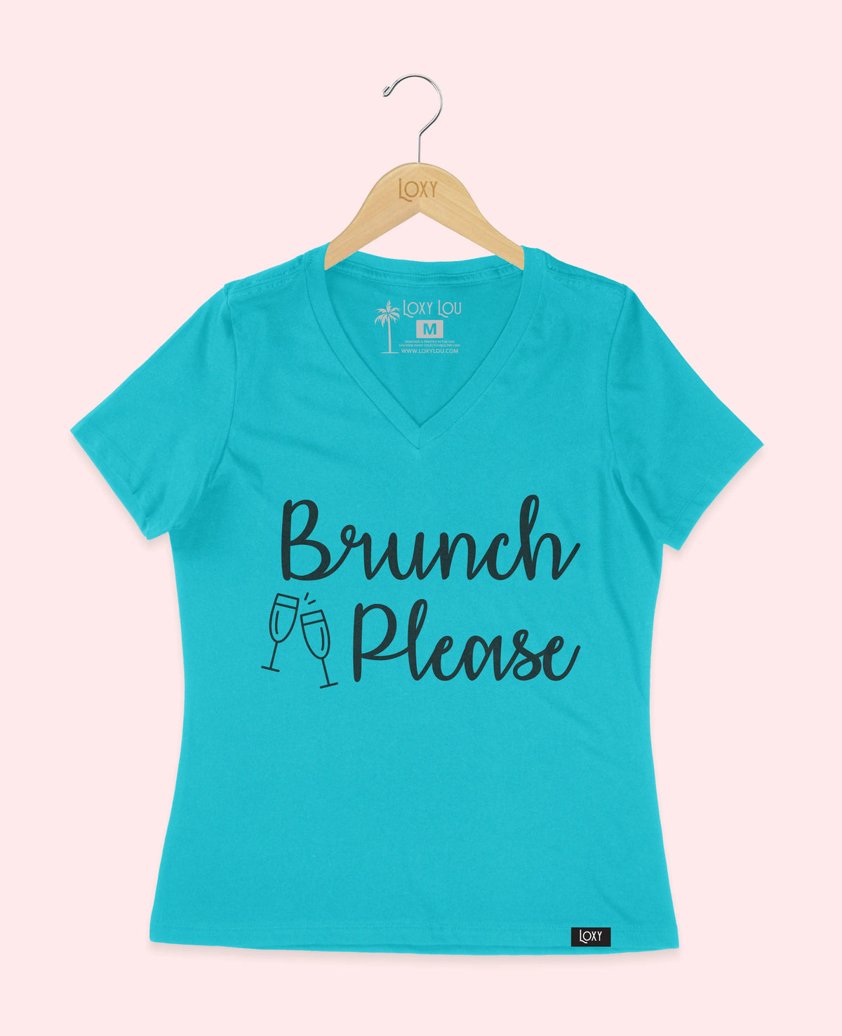 Turquiose V-neck 6405 brunchplease-2.webp