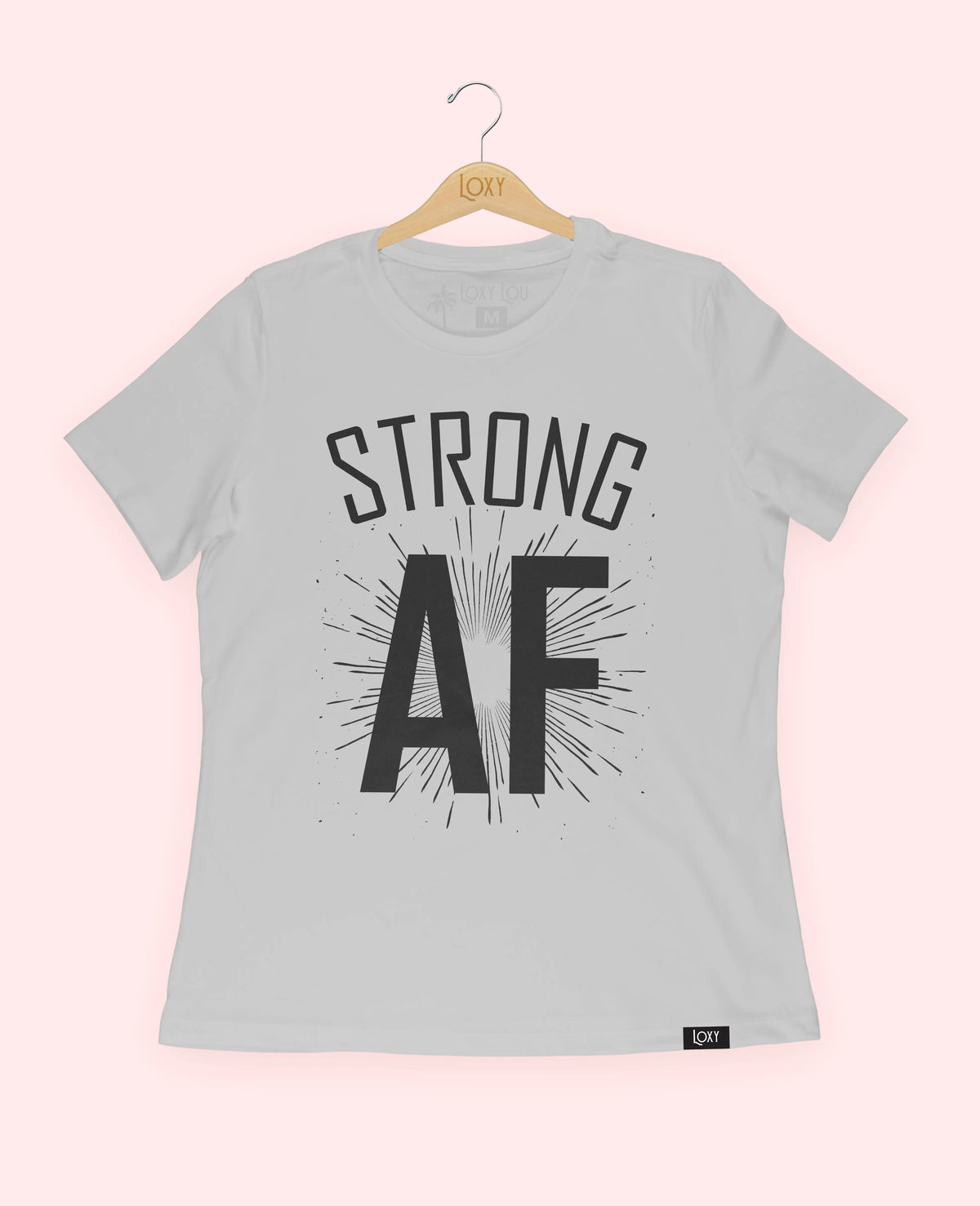 Silver Tee 6400 Strong AF - black.webp