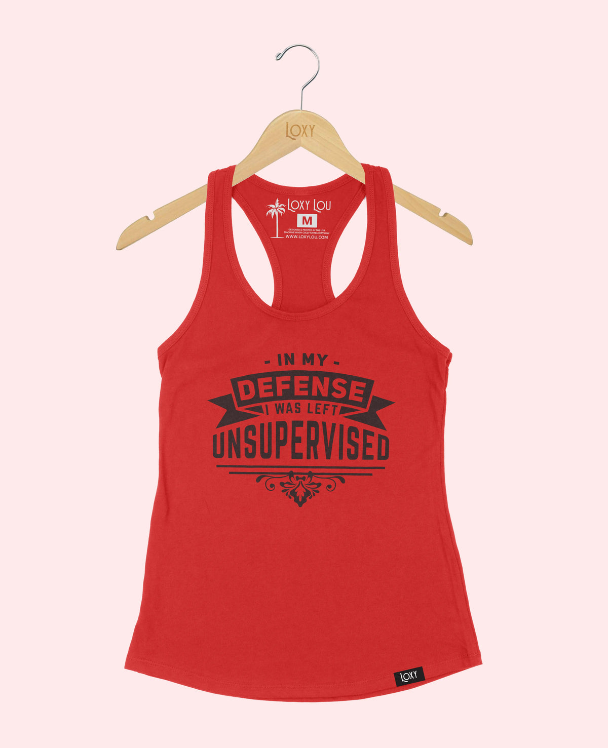 Red Tank Top 1533 In My Defense - white.webp