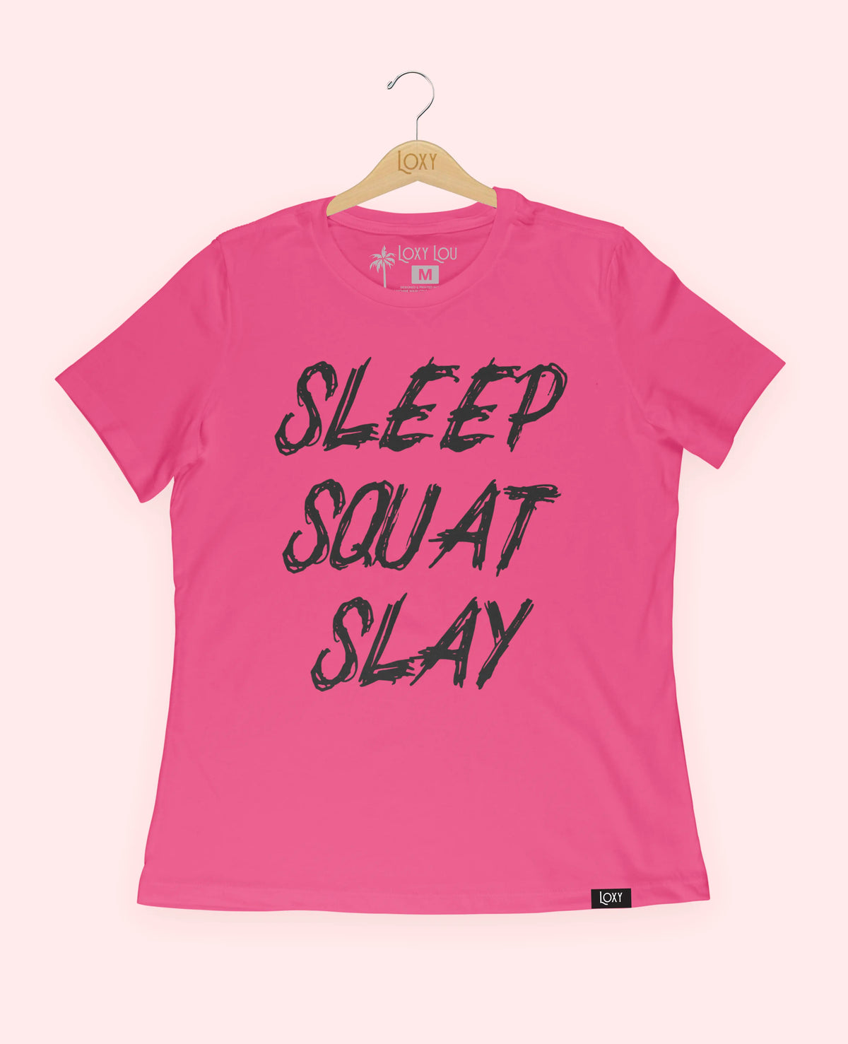 Berry Tee 6400 Sleep Squat Slay - White.webp