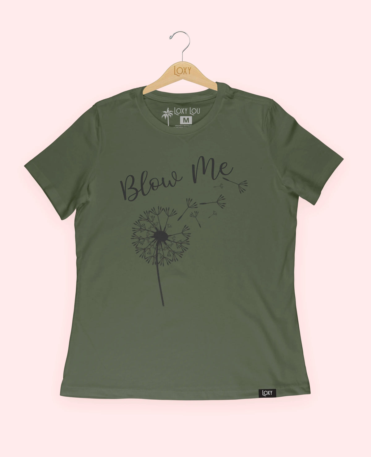 Military Green Tee 6400 blowme-2.webp