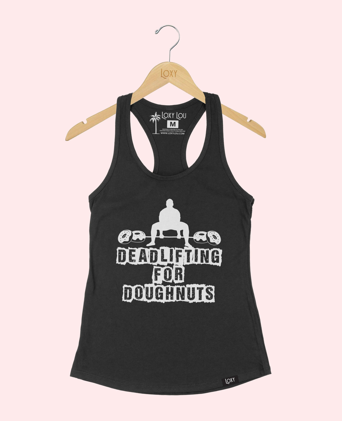 Black Tank Top 1533 deadliftdonuts1bk.webp