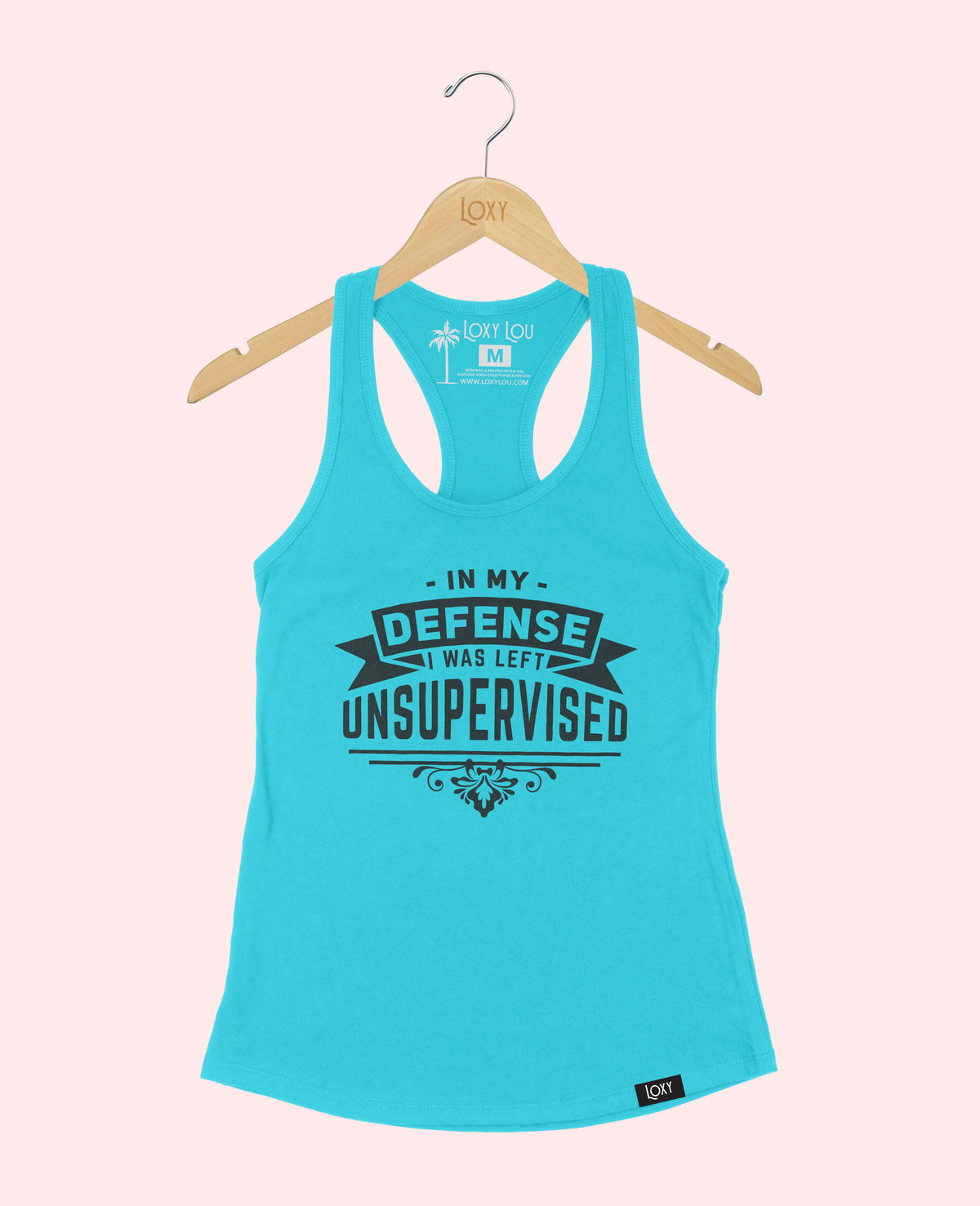 Teal Tank Top 1533 In My Defense - white.webp