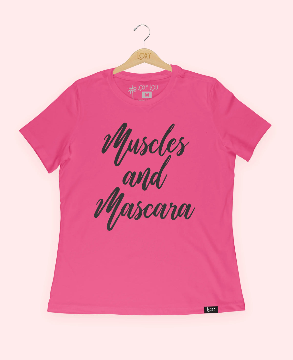 Berry Tee 6400 Muscles and Mascara - White.webp