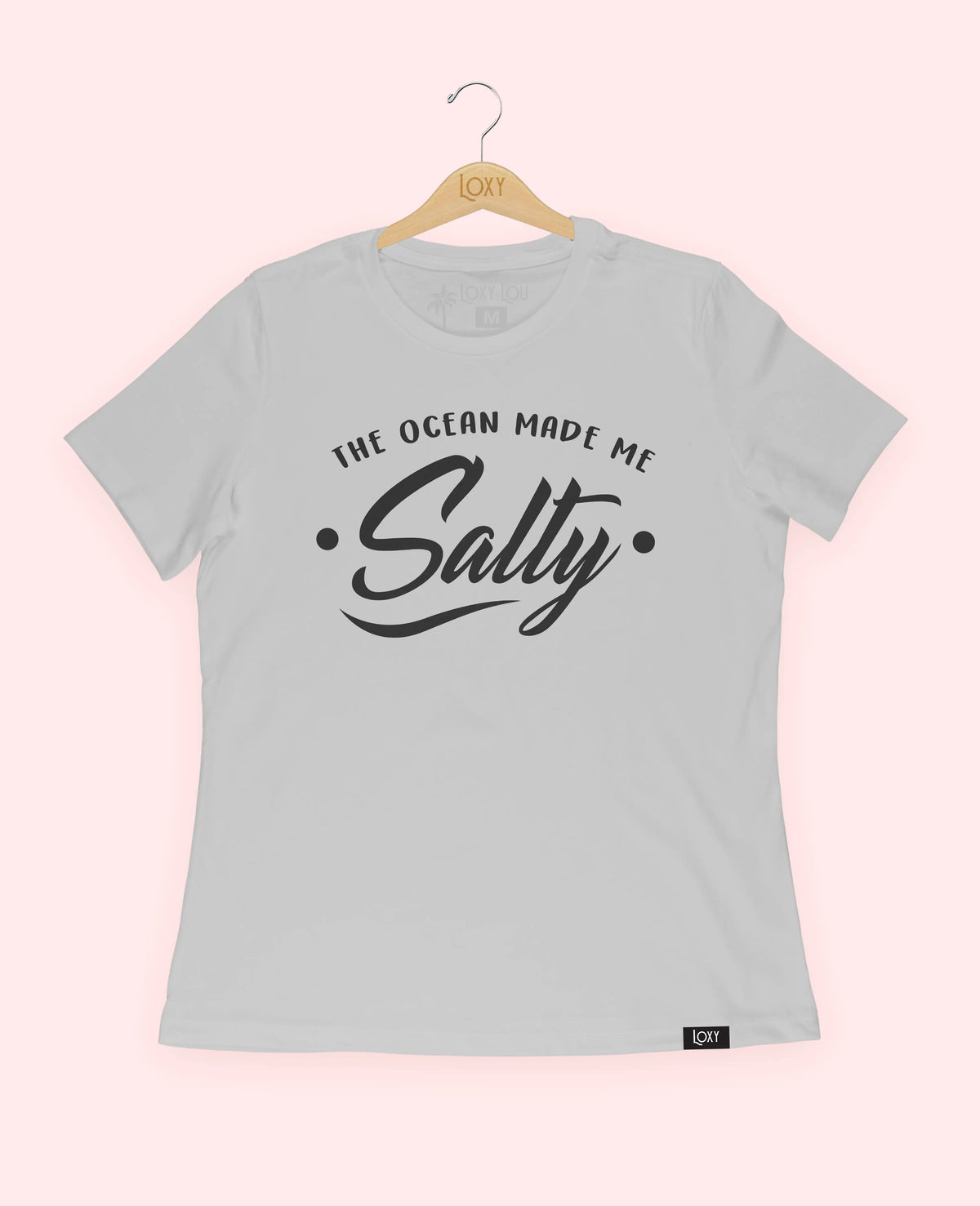 Silver Tee 6400 The Ocean Made ME Salty - White.webp