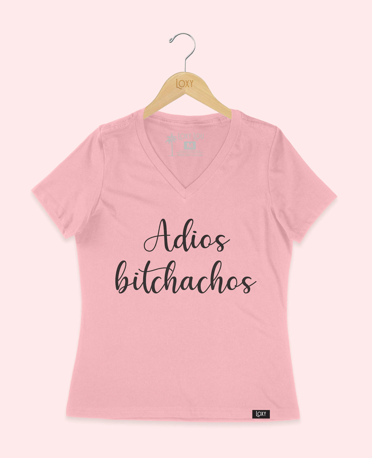 Pink V-neck 6405 bitchachos-2.webp