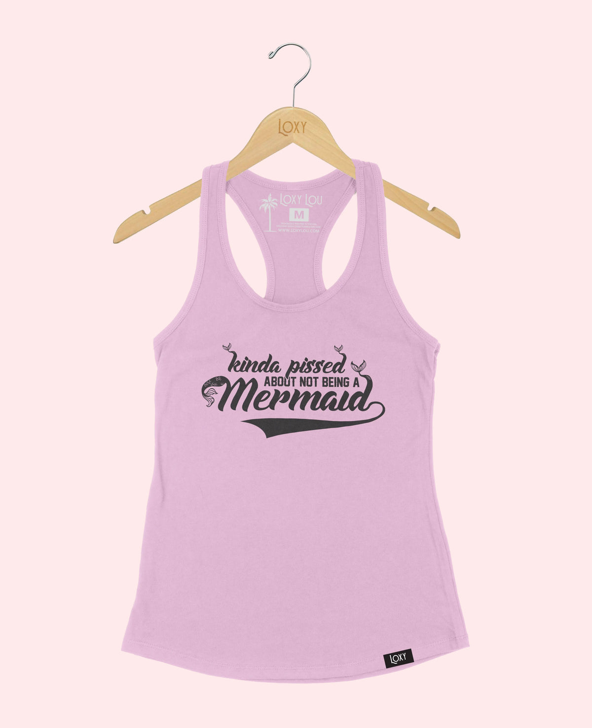 Lavender Tank Top 1533 mermaid - black.webp