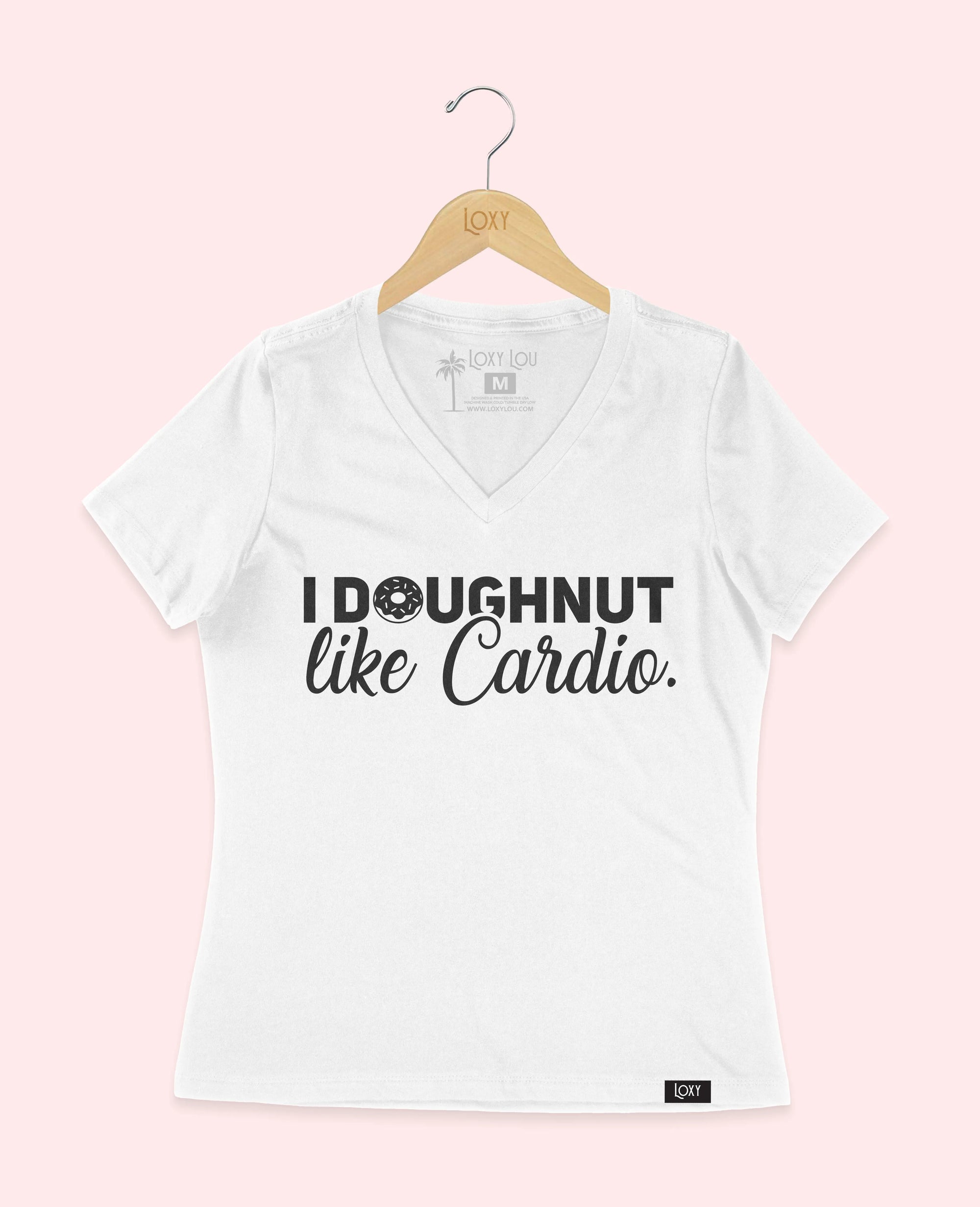 White V-neck 6405 I douhgnut like cardio black.webp