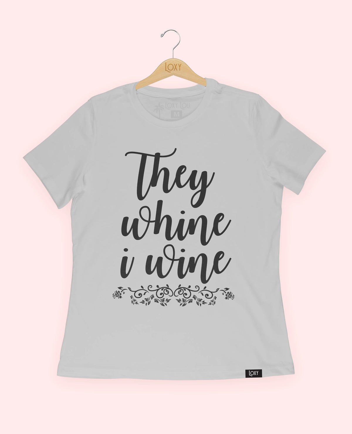 Silver Tee 6400 They whine I wine - black.webp