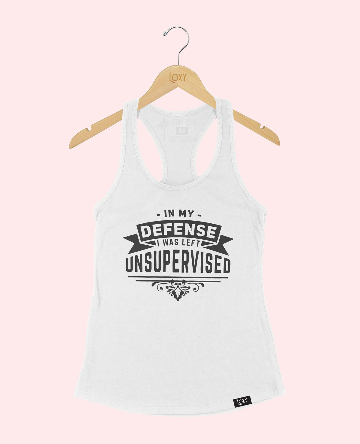 White Tank Top 1533 In My Defense - white.webp