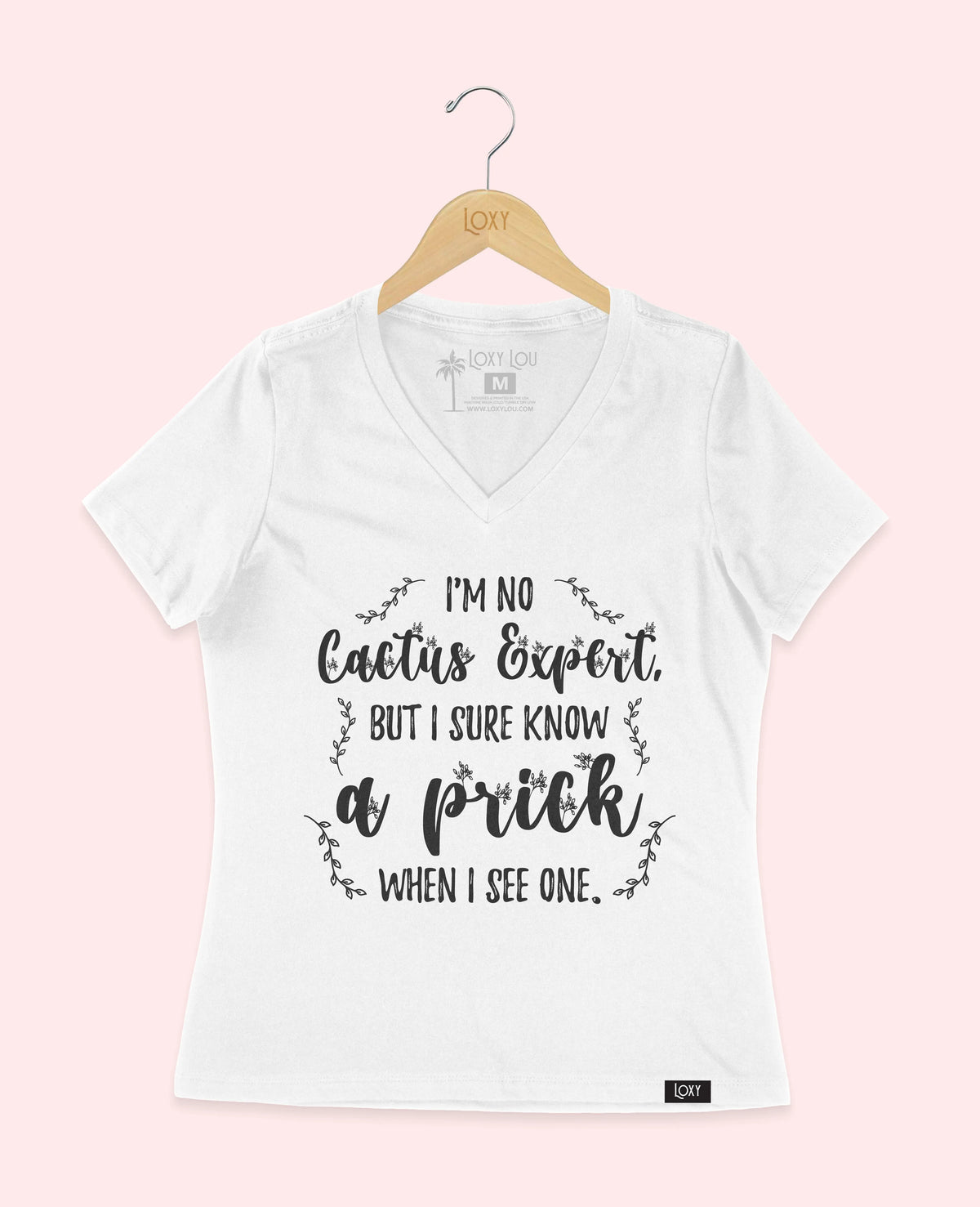 White V-neck 6405 cactusexpert-2.webp