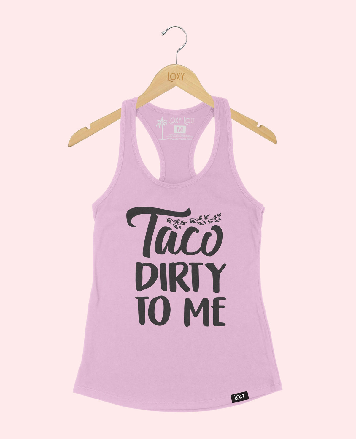 Lavender Tank Top 1533 Taco Dirty To Me - Black.webp